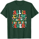 Funny Joke Calm Said No School Counselor Ever Xmas Gnome T-Shirt - T-Shirt | Forest