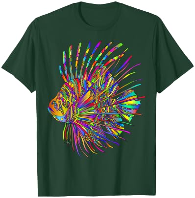 Colorful Lionfish Lion Fish T-Shirt - T-Shirt | Forest