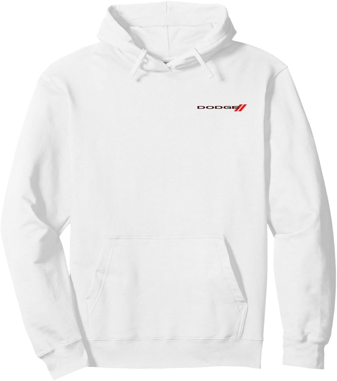Dodge Dad's Garage Front/Back Hoodie - Hoodie | White