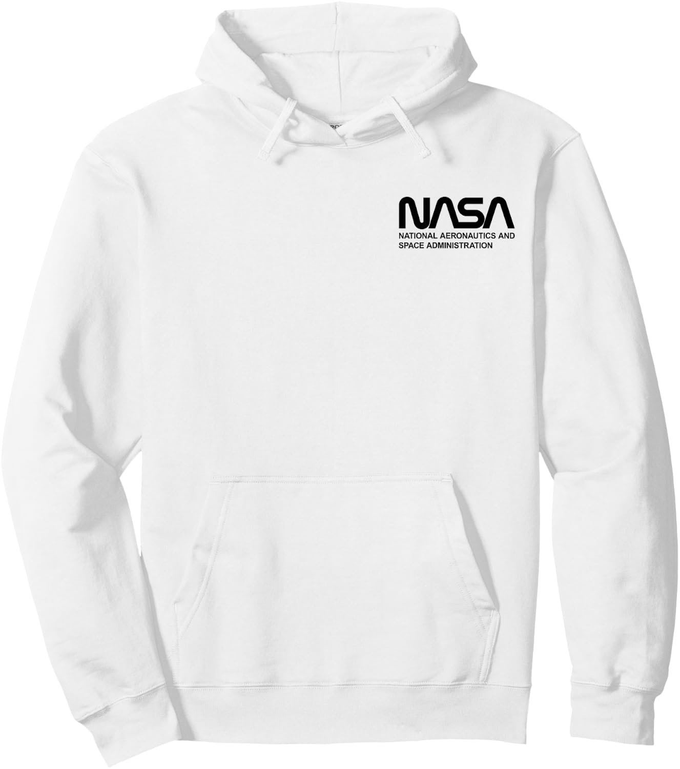 NASA Astronaut Teddy-Bear Worm Logo Hoodie - Hoodie | White