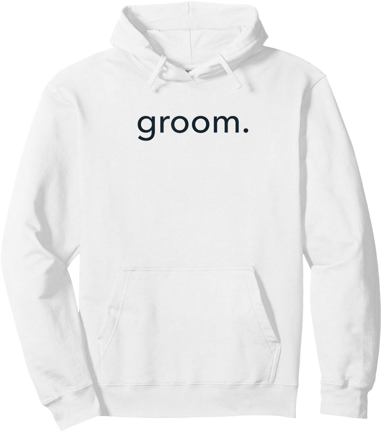 Minimalistic groom. Minimal Hoodie - Hoodie | White