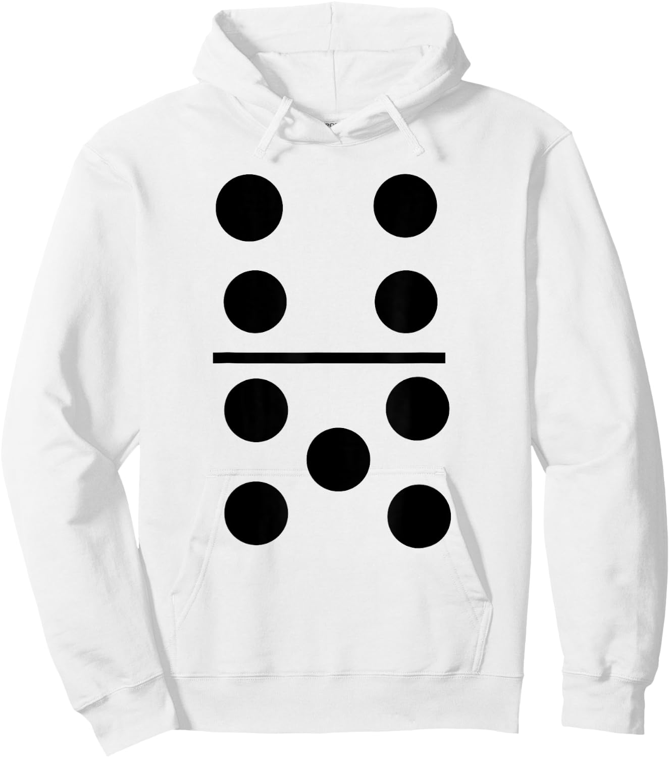 Big Domino Halloween Group Costume 4-5 Tile Hoodie - Hoodie | White