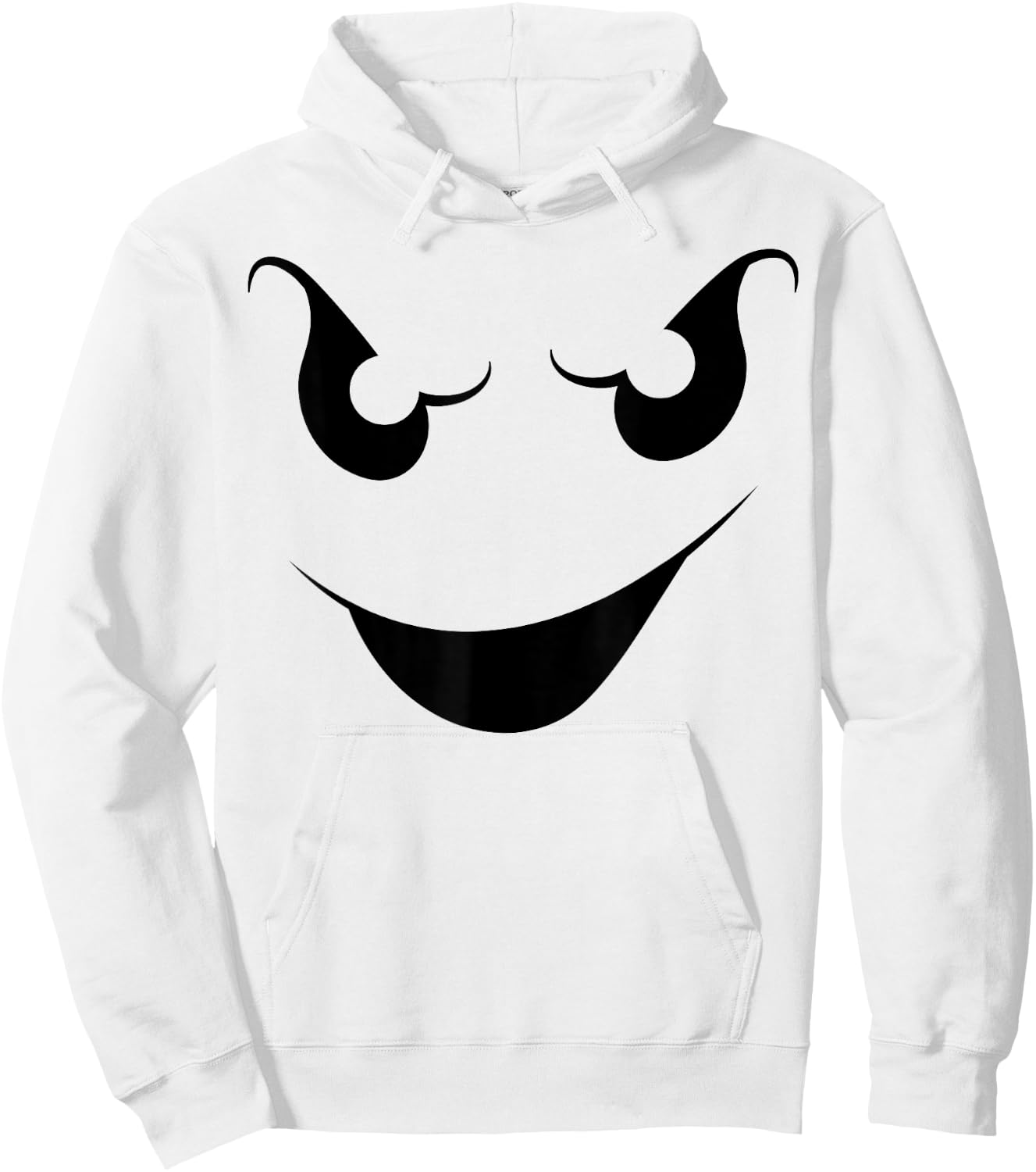 Halloween Ghost Shirt Costume (Ghost Face shirt) Hoodie - Hoodie | White