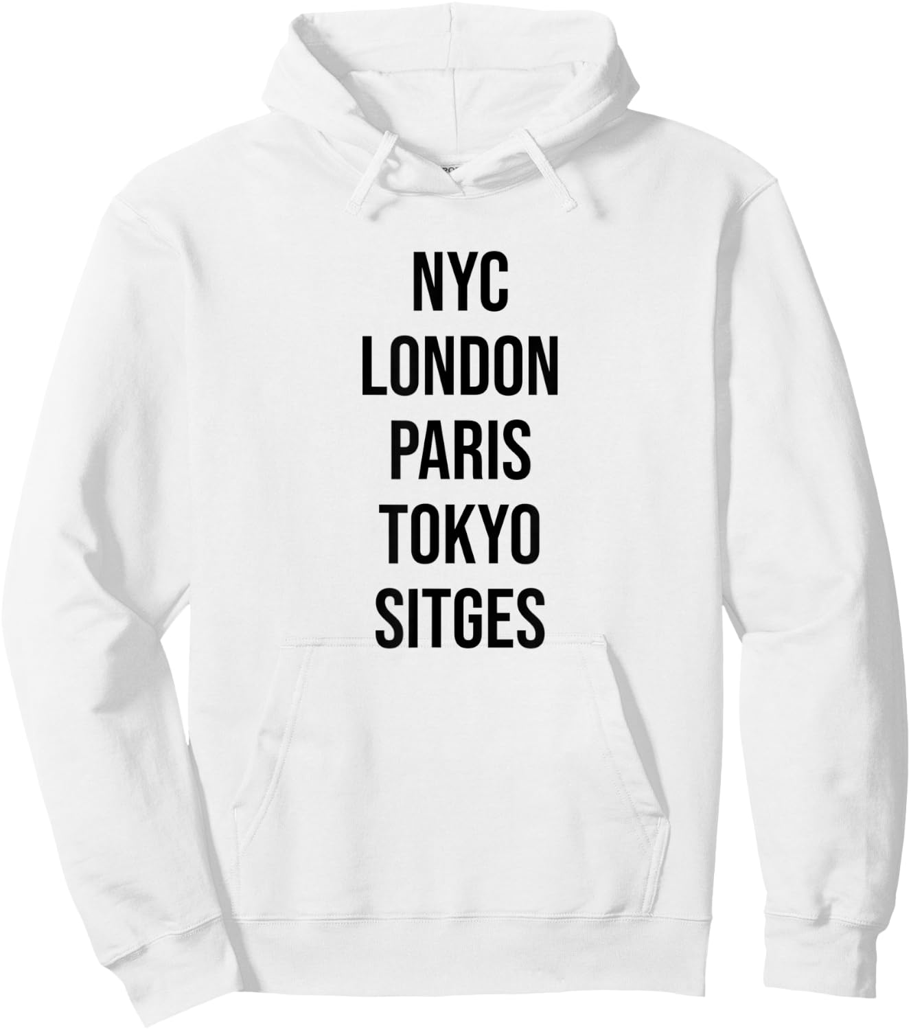 Sitges Spain Souvenir Hoodie - Hoodie | White