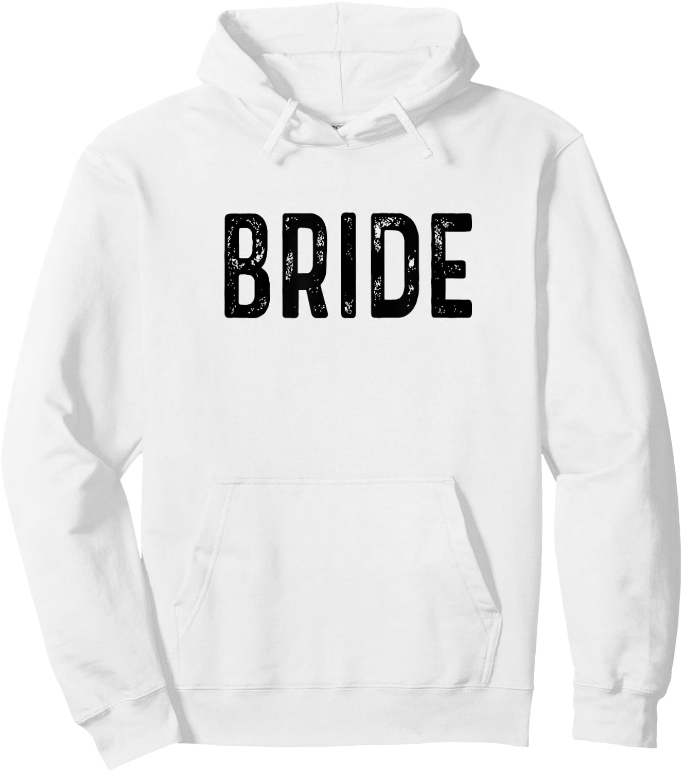 Bride - Wedding Day Getting Ready Bridal Shower Bachelorette Hoodie - Hoodie | White