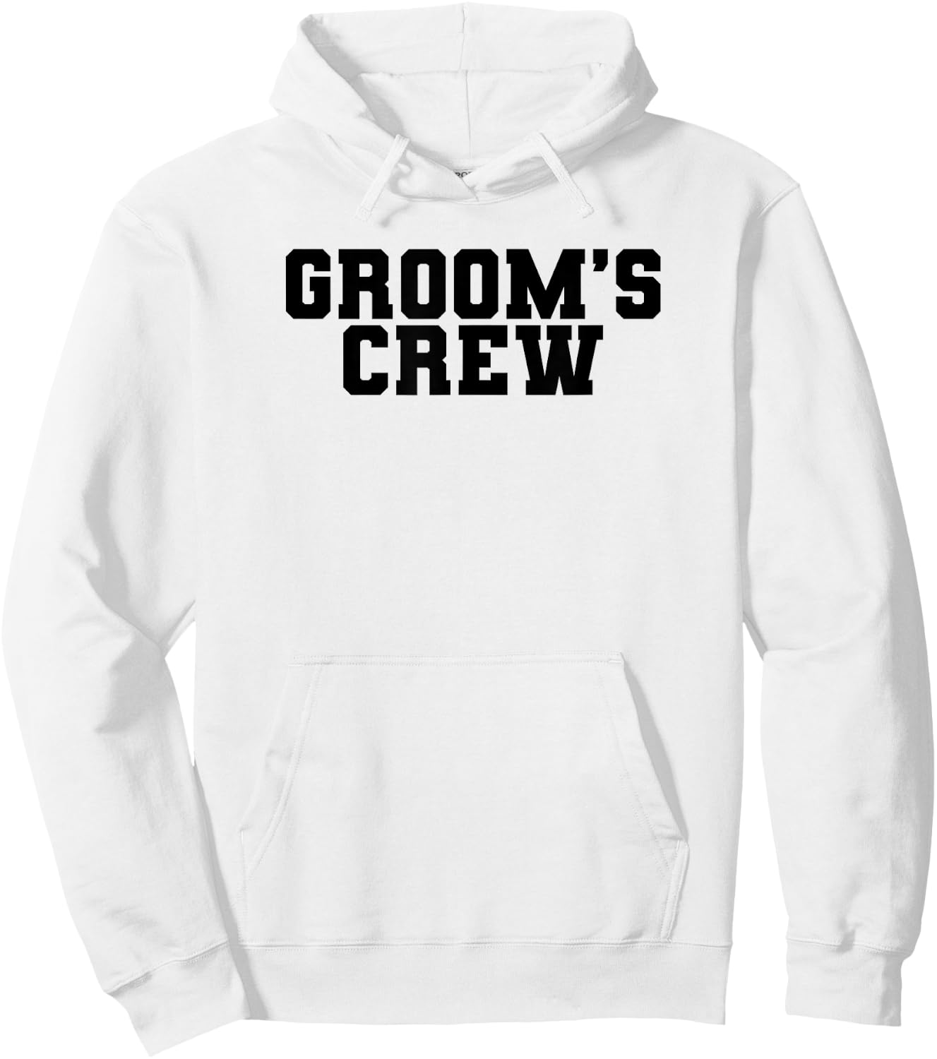 Groom's Crew Bachelor Party Wedding Men Funny Matching Group Hoodie - Hoodie | White