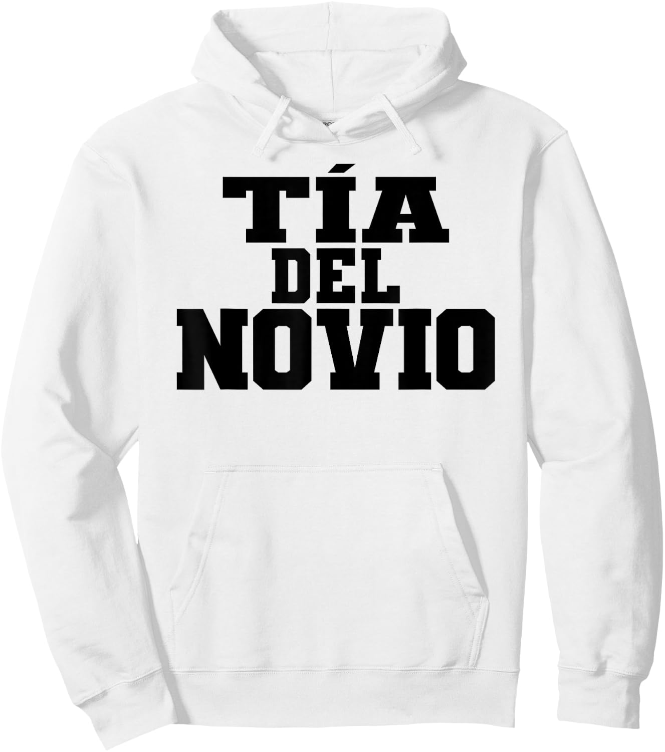 Tía Del Novio Aunt Of The Groom Spanish Matching Wedding Hoodie - Hoodie | White