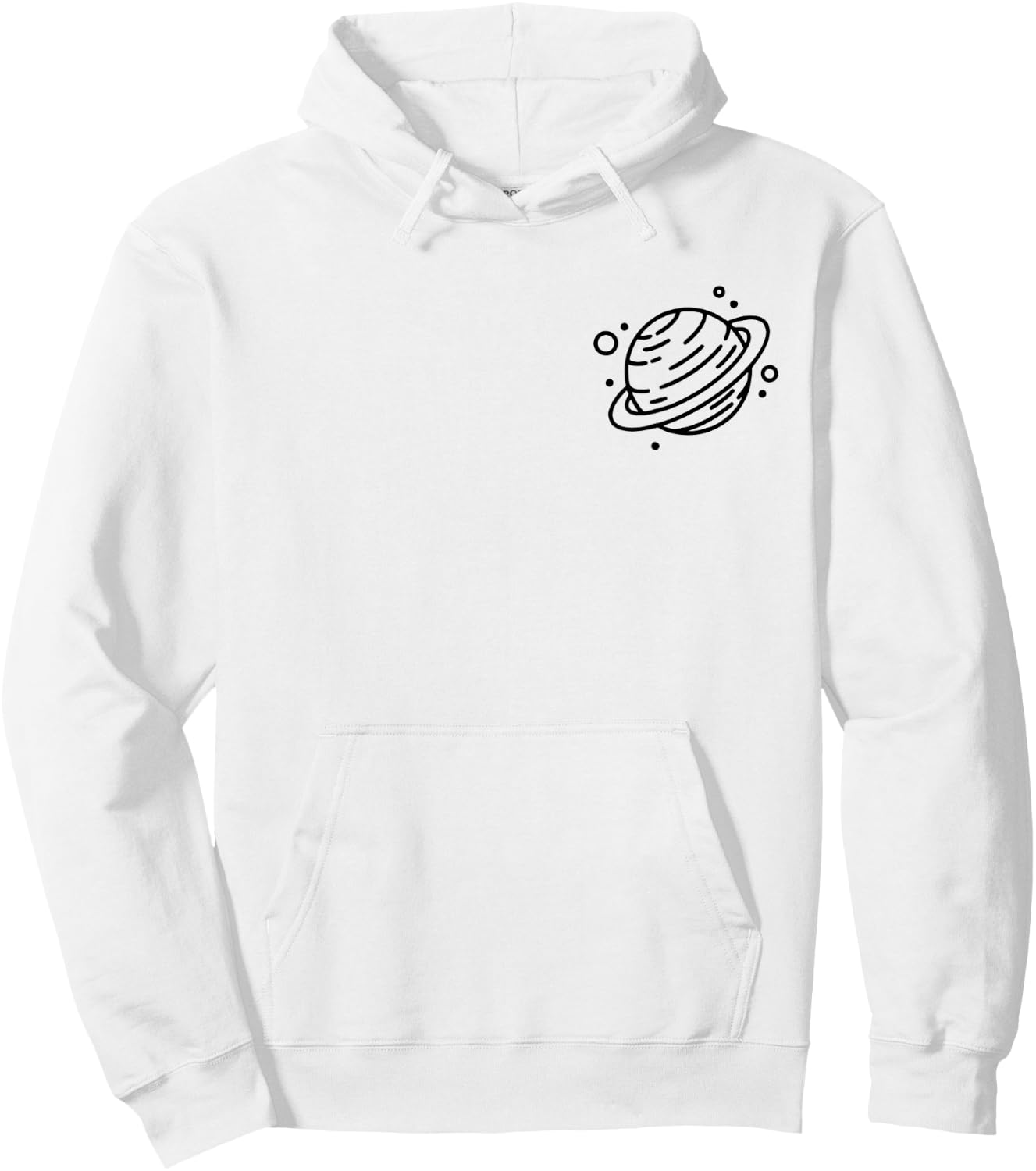 Cute & Simple Star Graphic Galaxy Space Gift Hoodie - Hoodie | White