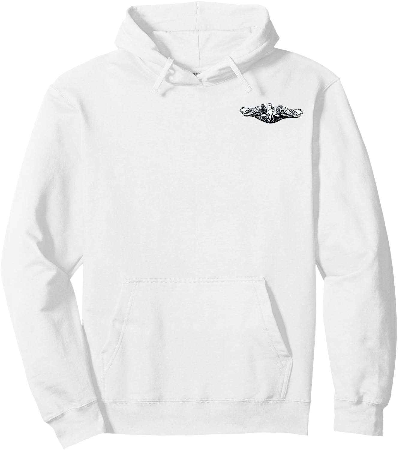 U.S Submarine Force Veteran Flag Submariner Silent Service Hoodie - Hoodie | White