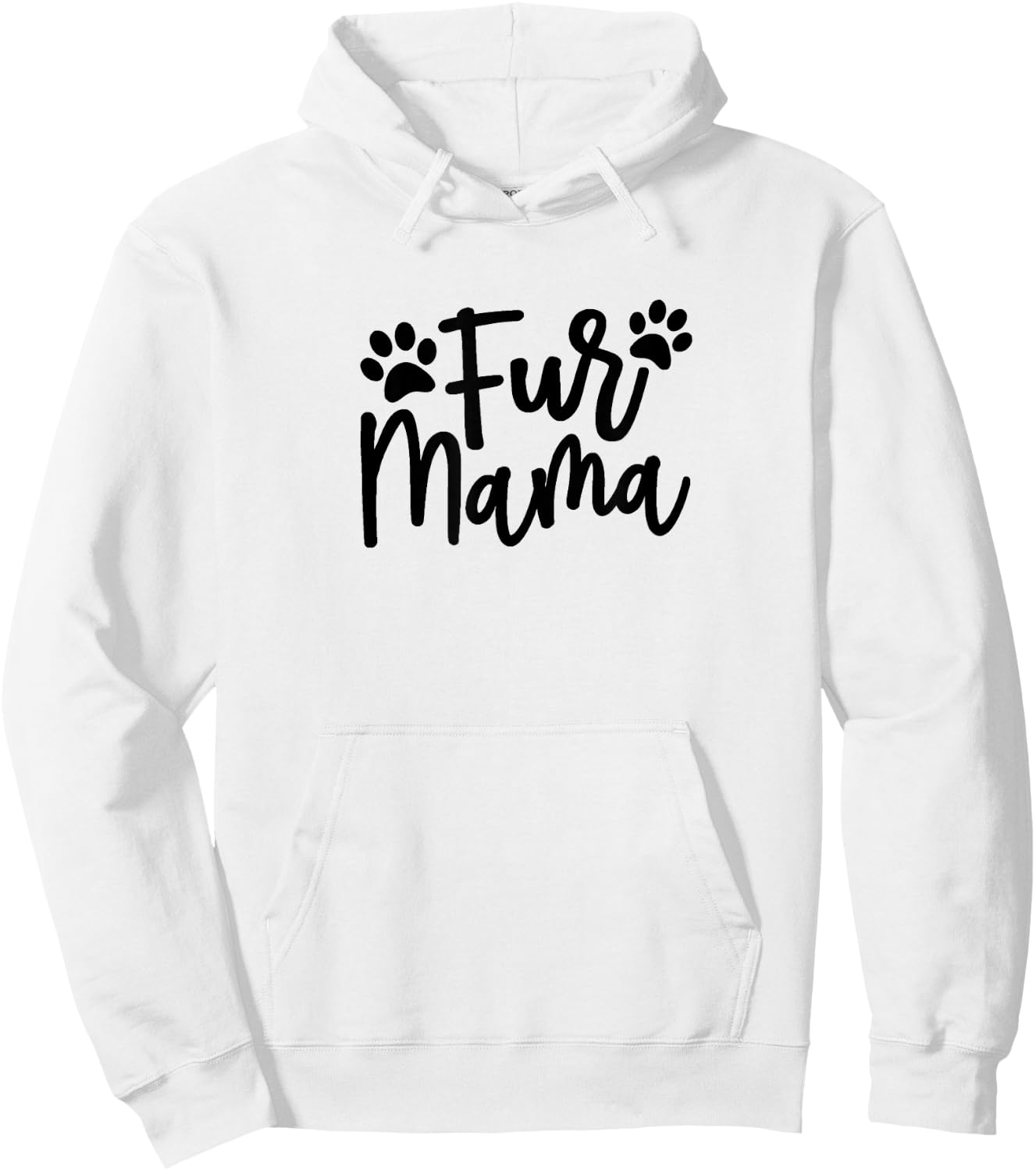 Fur Mama Gift Pet, Dog, and Cat Lovers Hoodie - Hoodie | White