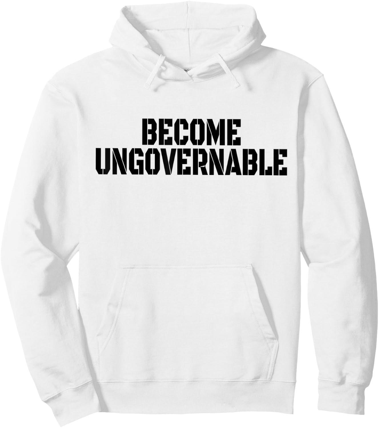 Become Ungovernable Hoodie - Hoodie | White