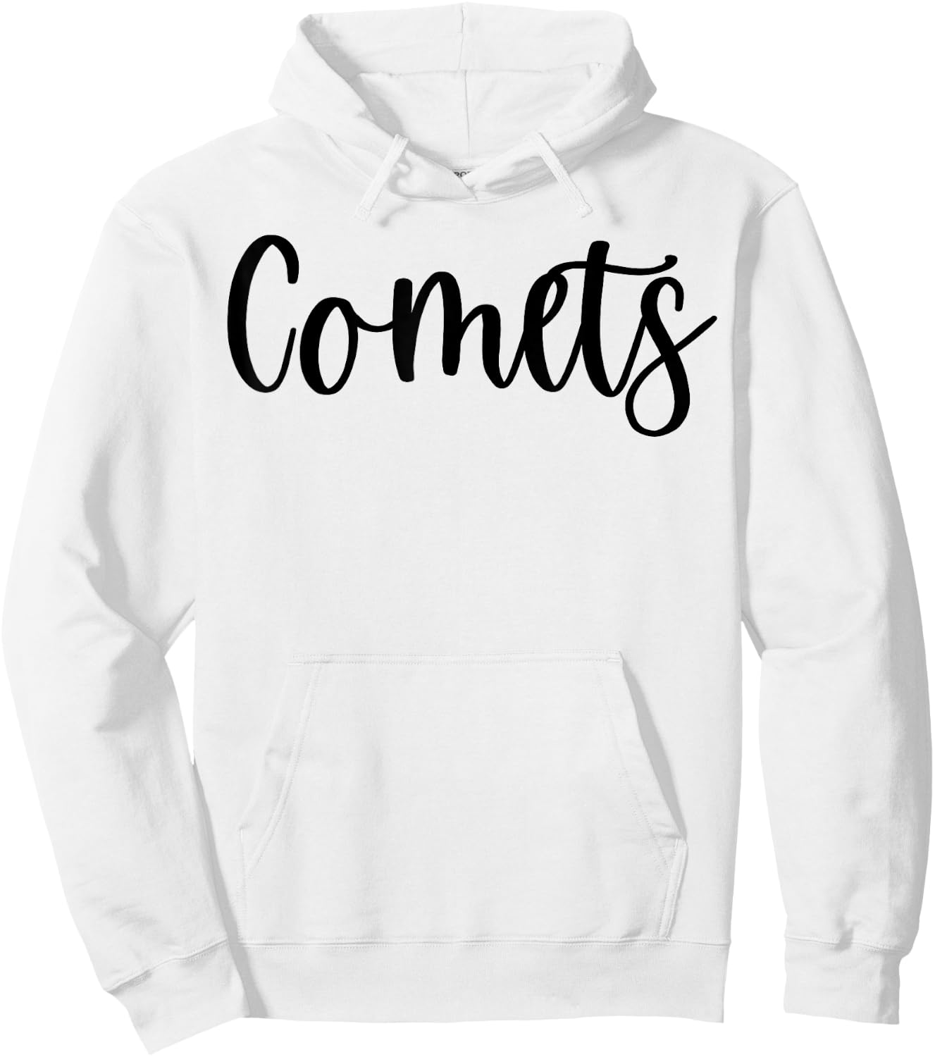 Comets School Spirit Team Mascot Game Night Hoodie - Hoodie | White
