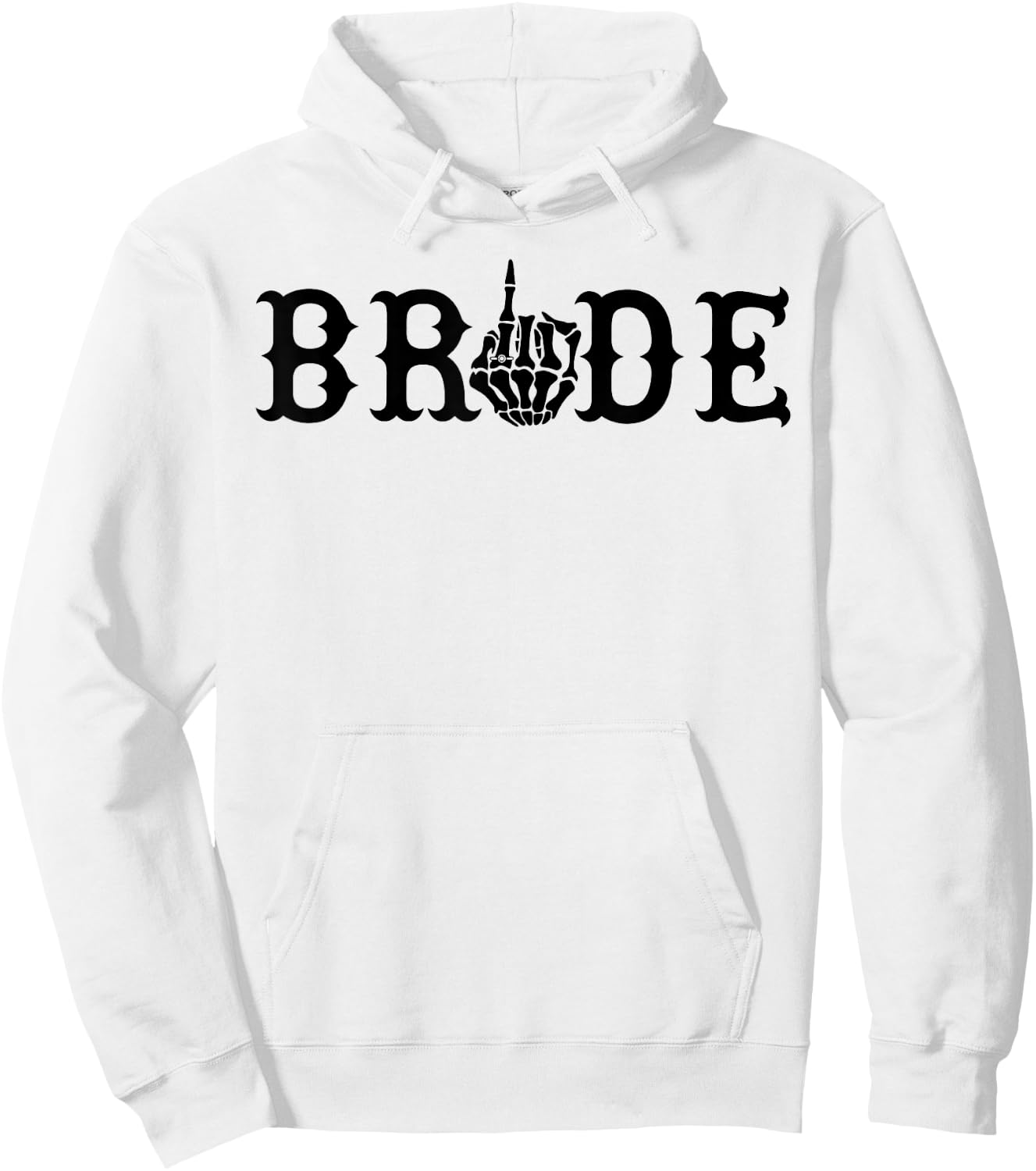 Halloween Wedding Bride Groom Skeleton Till Death Matching Hoodie - Hoodie | White