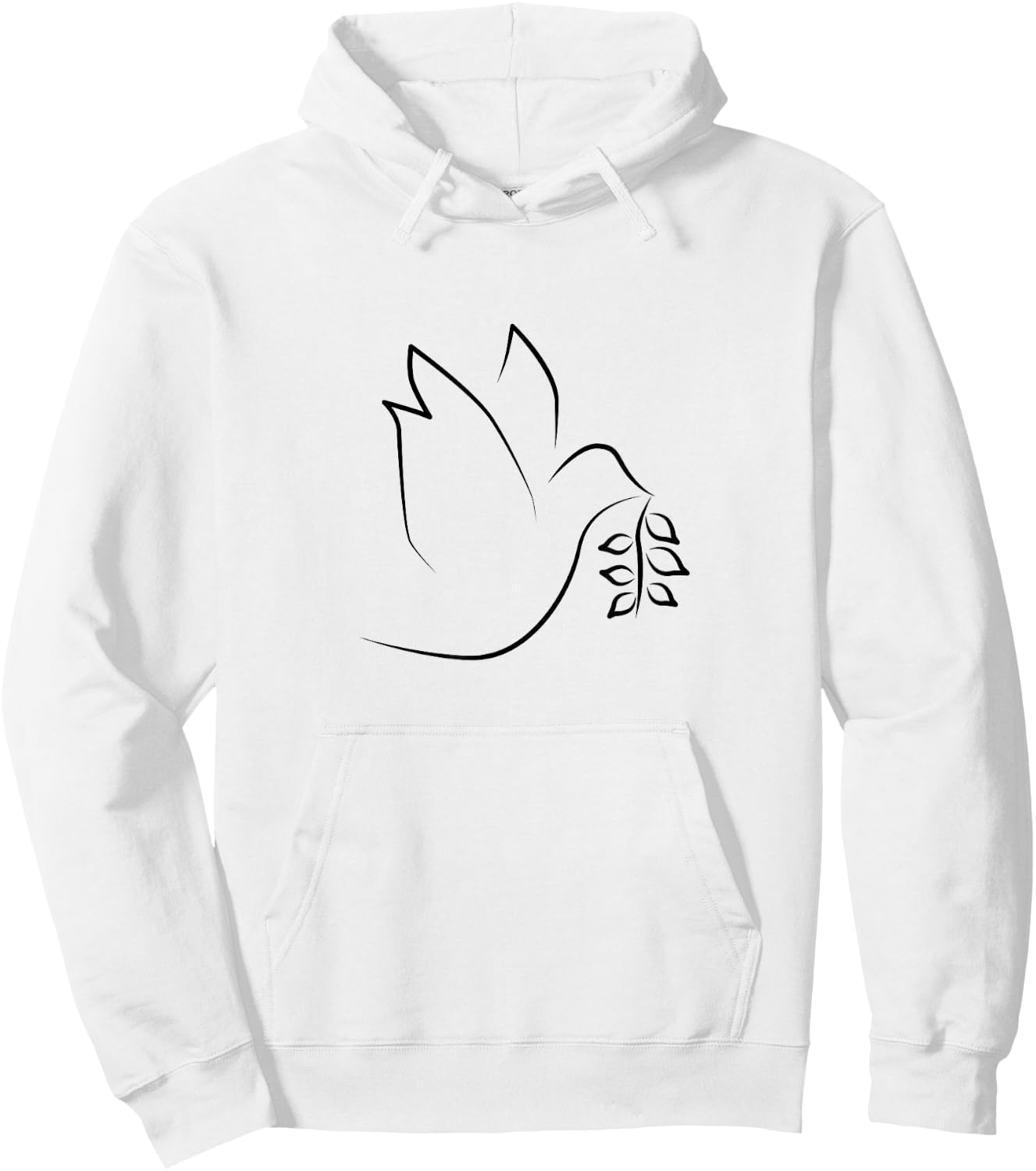 Dove of Peace, Christian Dove for Peace, Bible & Church Hoodie - Hoodie | White