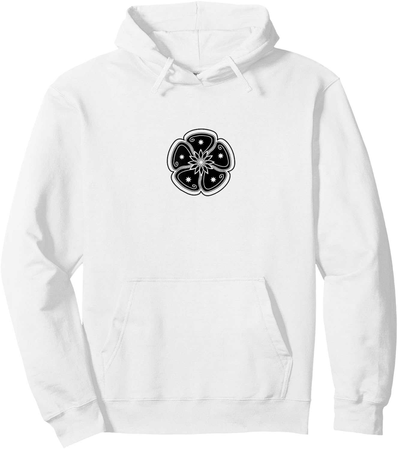 Peyote Cactus Symbol Mandala Lophophora Williamsii Desert Hoodie - Hoodie | White