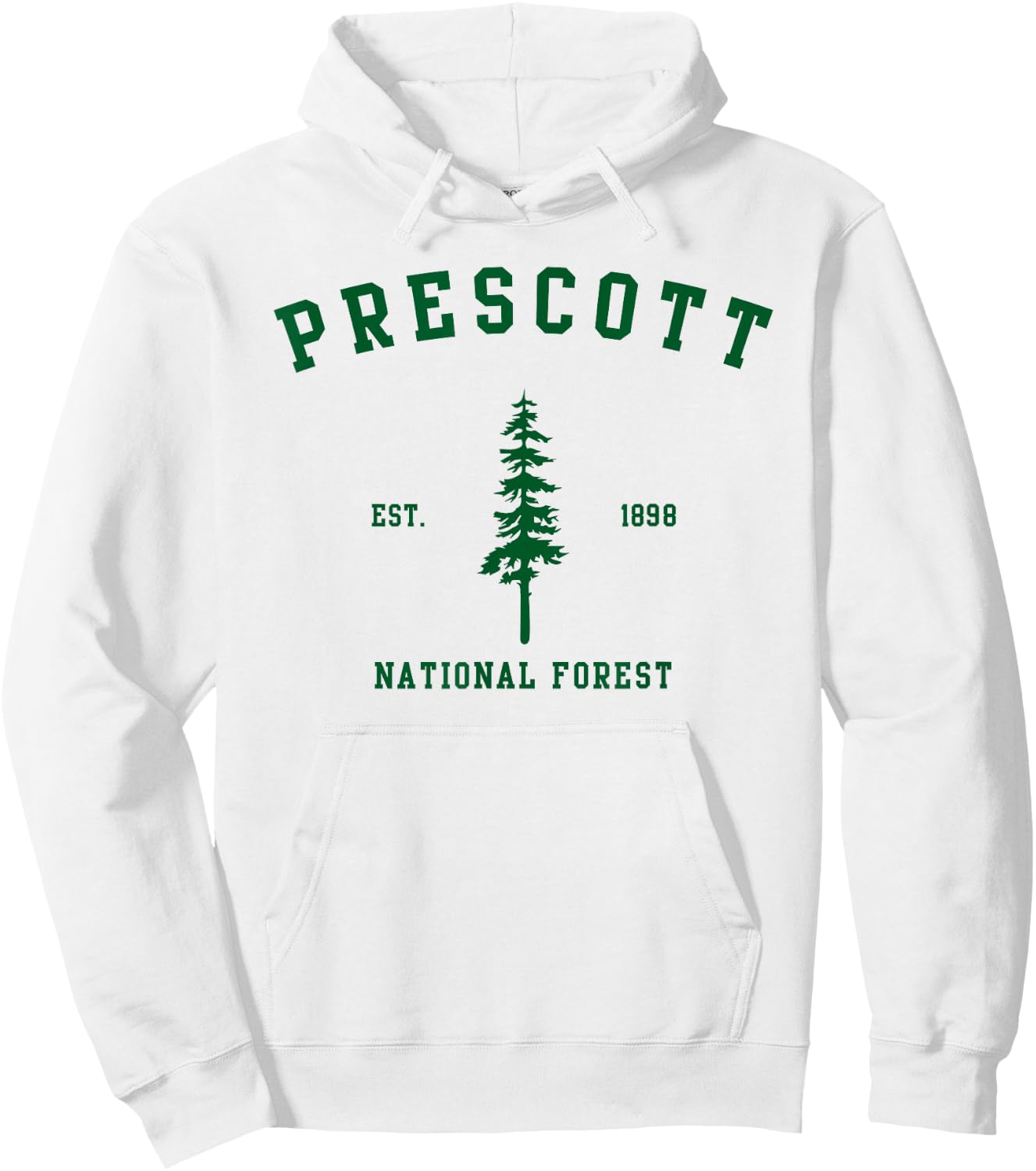 Prescott National Forest Explore Arizona Hoodie - Hoodie | White