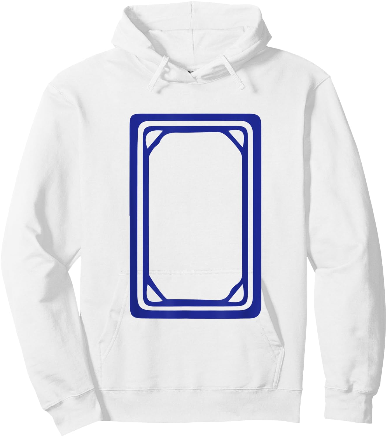 White Mahjong Dragon Baiban 白板 Tile. It's Mahjong Time! Hoodie - Hoodie | White