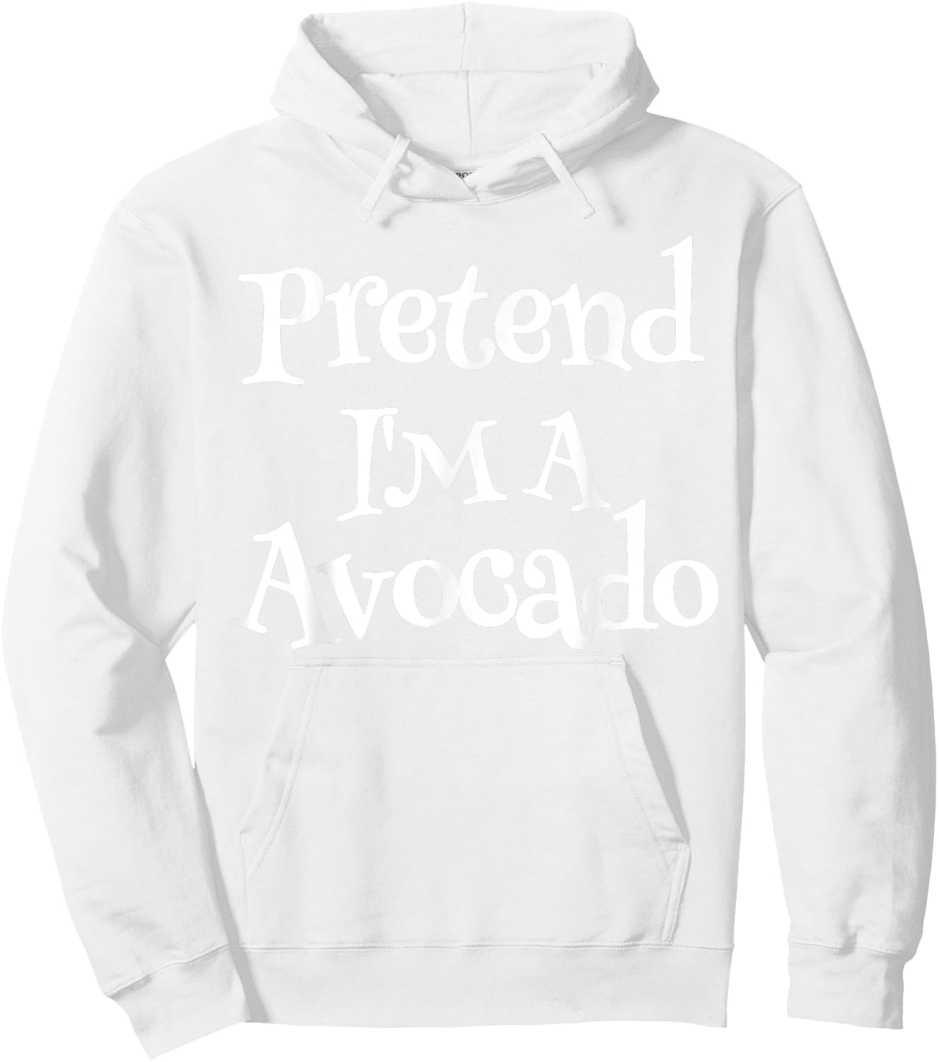 Pretend I'm A Avocado Couples Halloween Costumes For Adults Hoodie - Hoodie | White