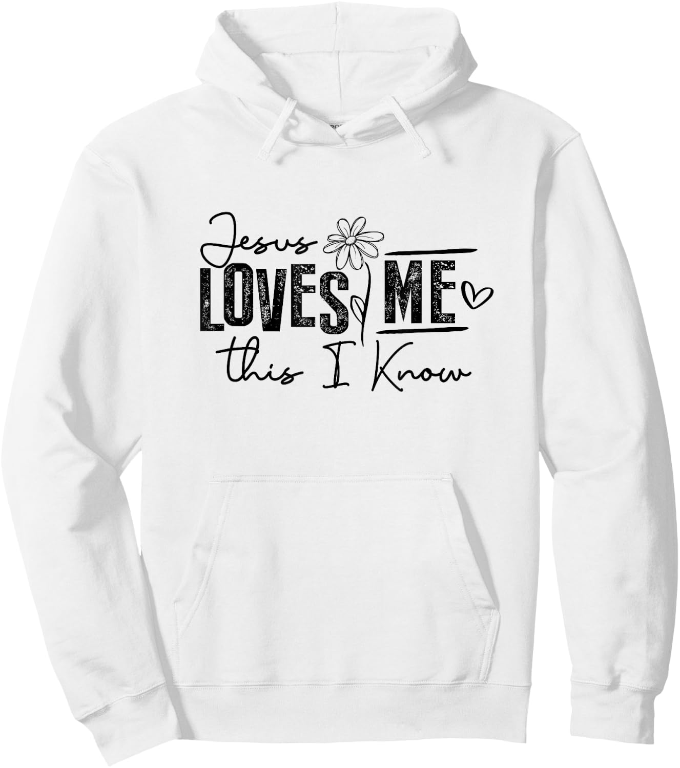 Jesus Loves Me This I Know Christian Faith Jesus God Hoodie - Hoodie | White