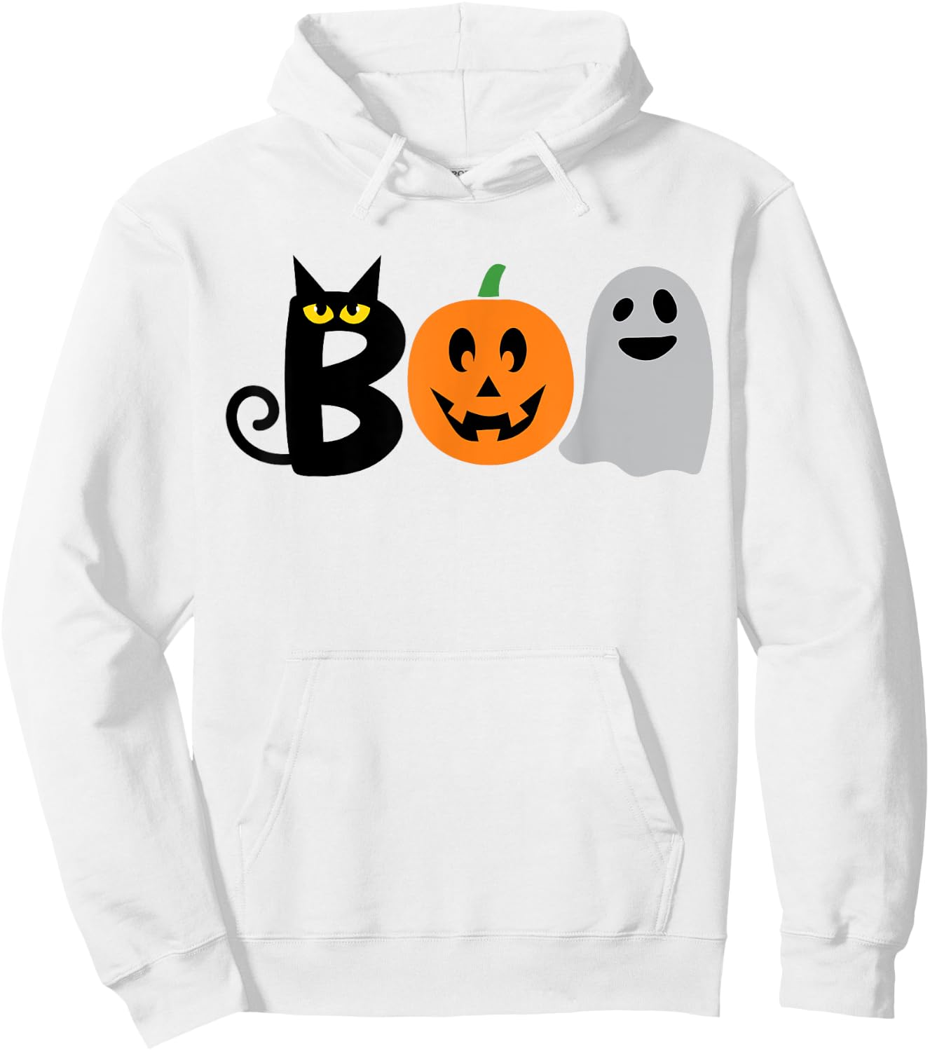Funny Halloween Shirt. BOO Pumpkins Boys Girls Kids Costume Hoodie - Hoodie | White