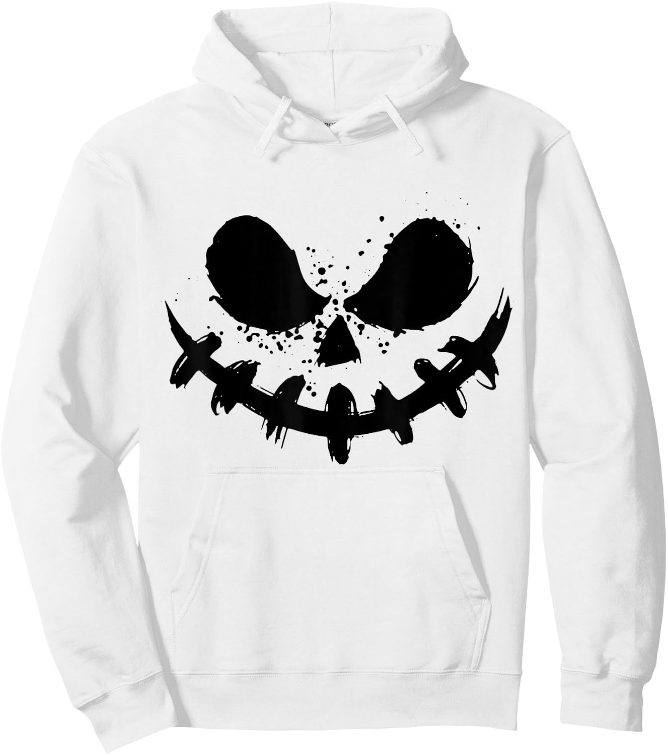 Pumpkin Jack O Lantern Face Jackolantern Hoodie - Hoodie | White