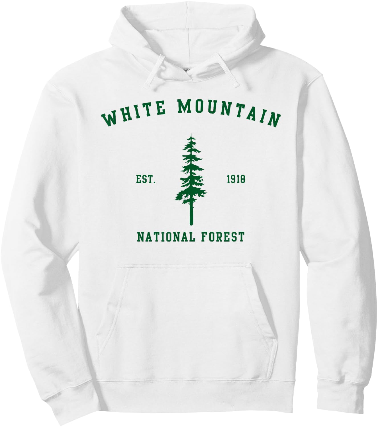 White Mountain National Forest Explore New Hampshire Hoodie - Hoodie | White