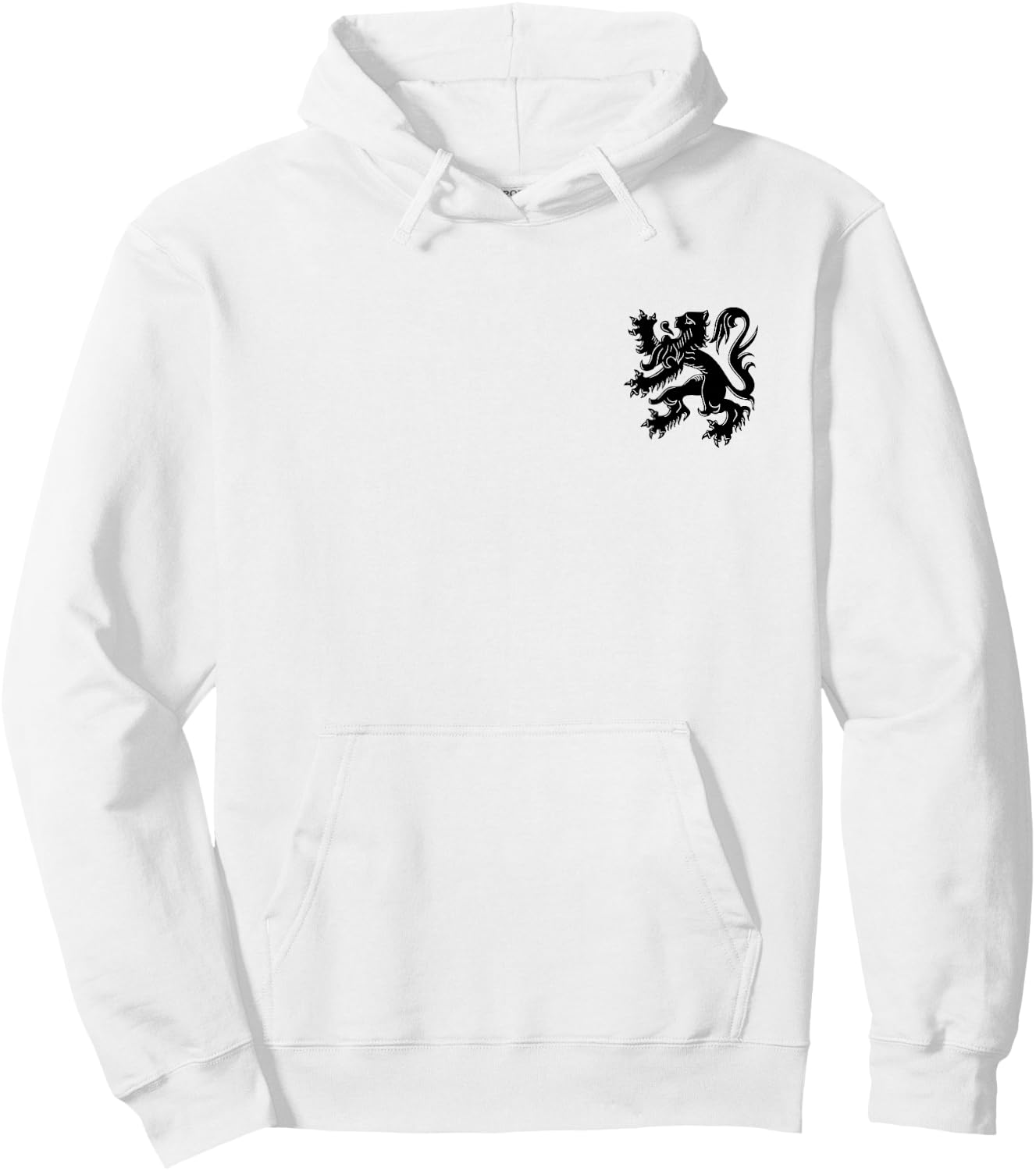 Flanders Belgium Flag Flemish Lion Brussels Hoodie - Hoodie | White