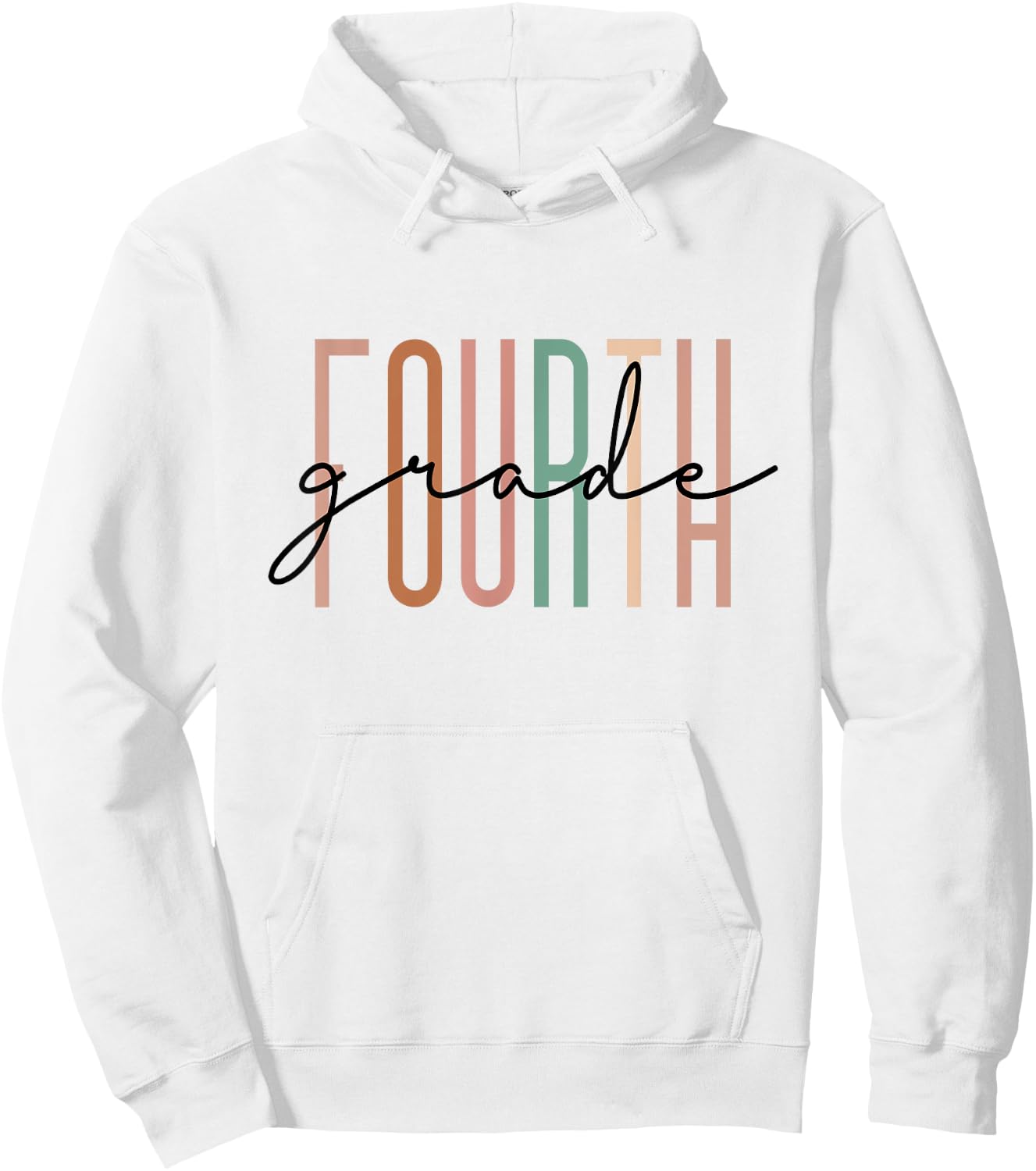 Fourth Grade Girls Boys Teacher Team 4th Grade Squad Hoodie - Hoodie | White