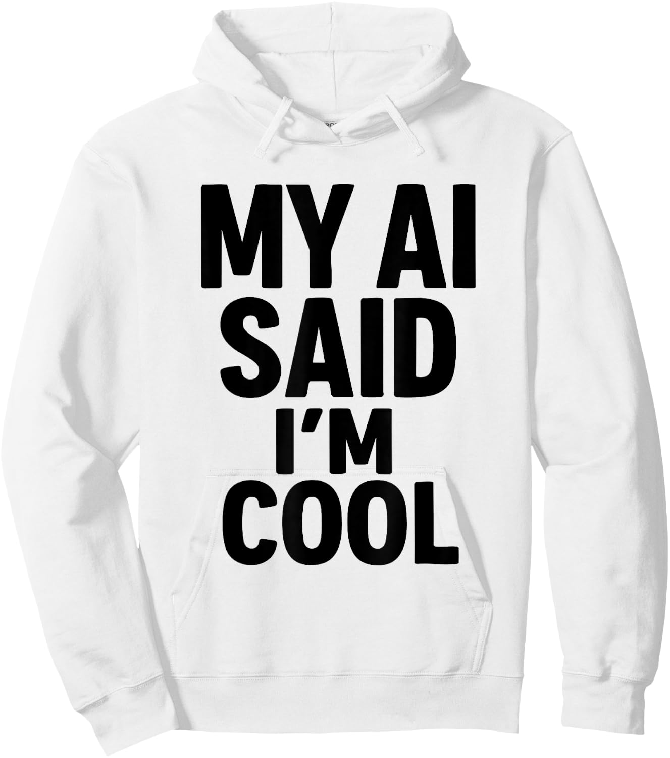 Funny AI Artificial Intelligence Hoodie - Hoodie | White