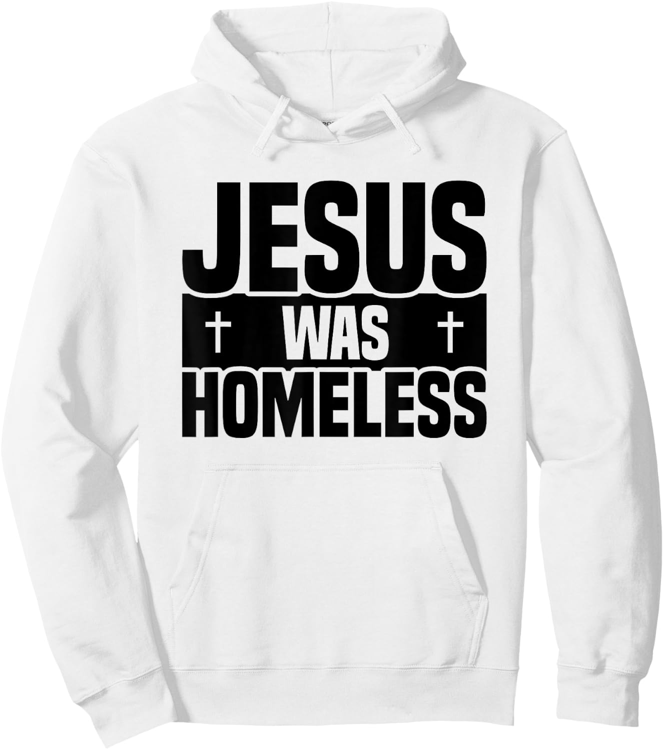 Jesus Was Homeless Hoodie - Hoodie | White