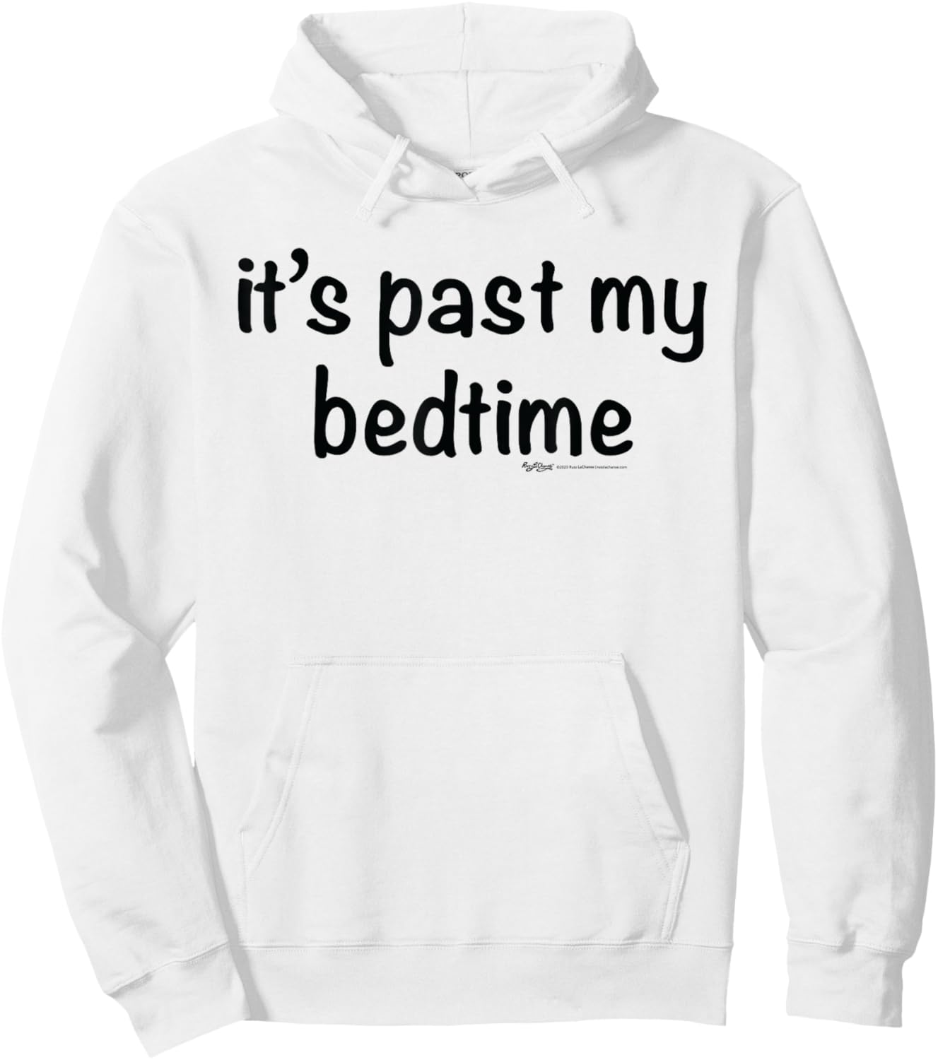 It's Past My Bedtime Nap Hoodie - Hoodie | White