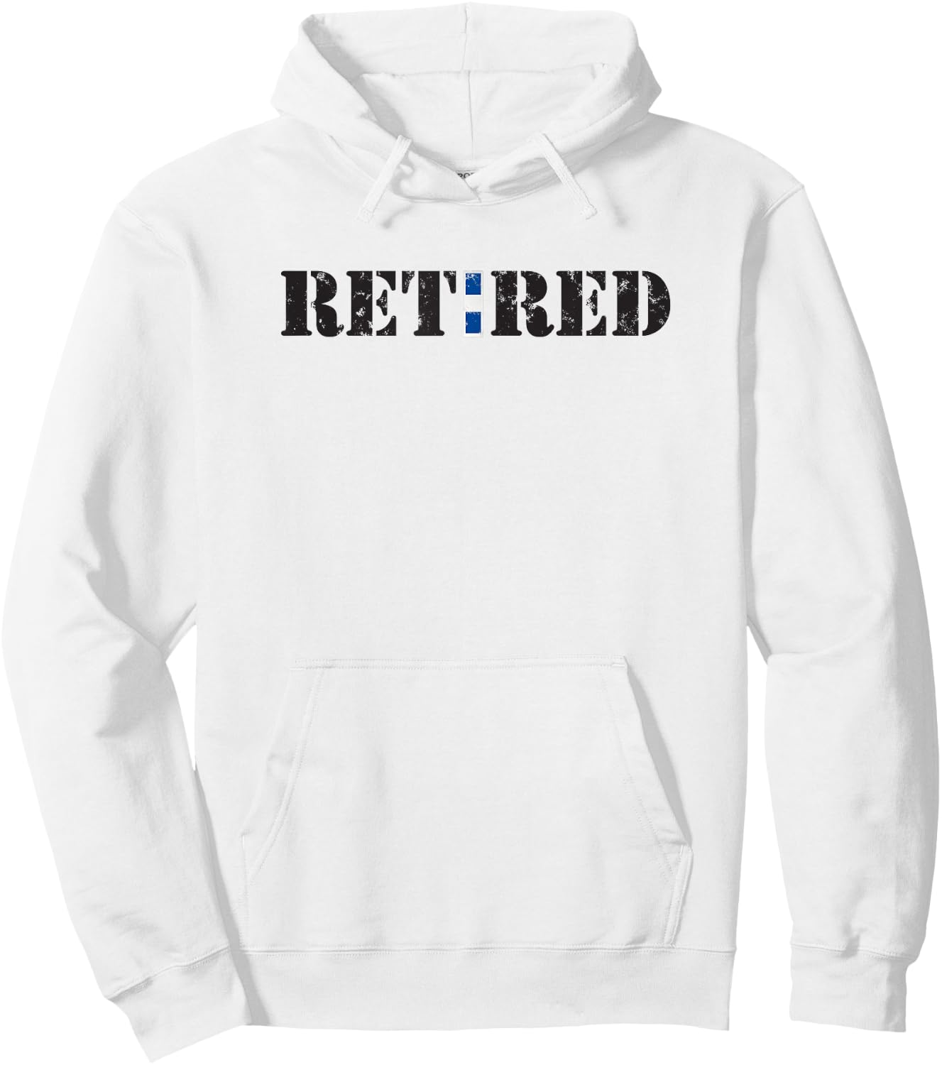 US Coast Guard CWO3 Retired Shirt Hoodie - Hoodie | White
