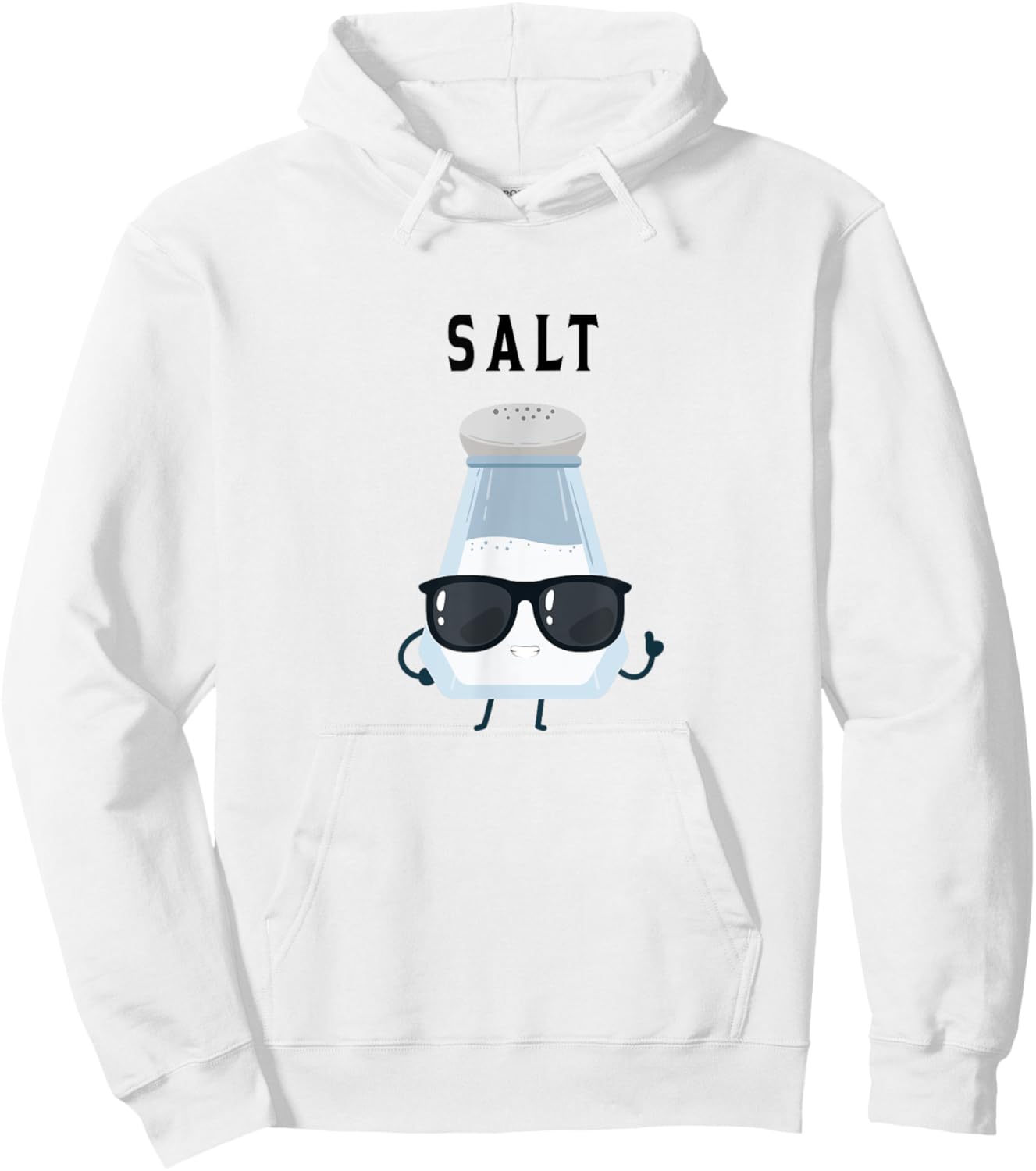 Kawaii Cool Salt Pepper Halloween Costume Best Friend Hoodie - Hoodie | White