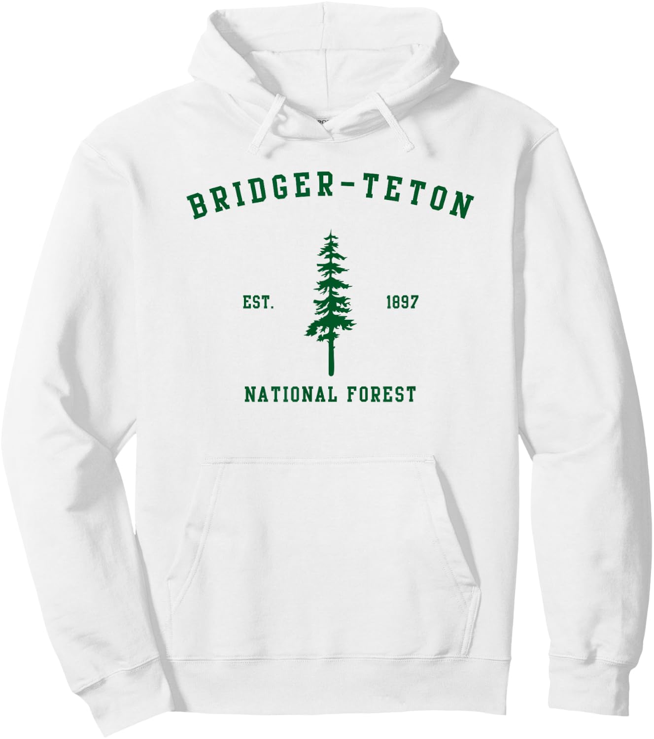 Bridger-Teton National Forest Explore Wyoming Hoodie - Hoodie | White