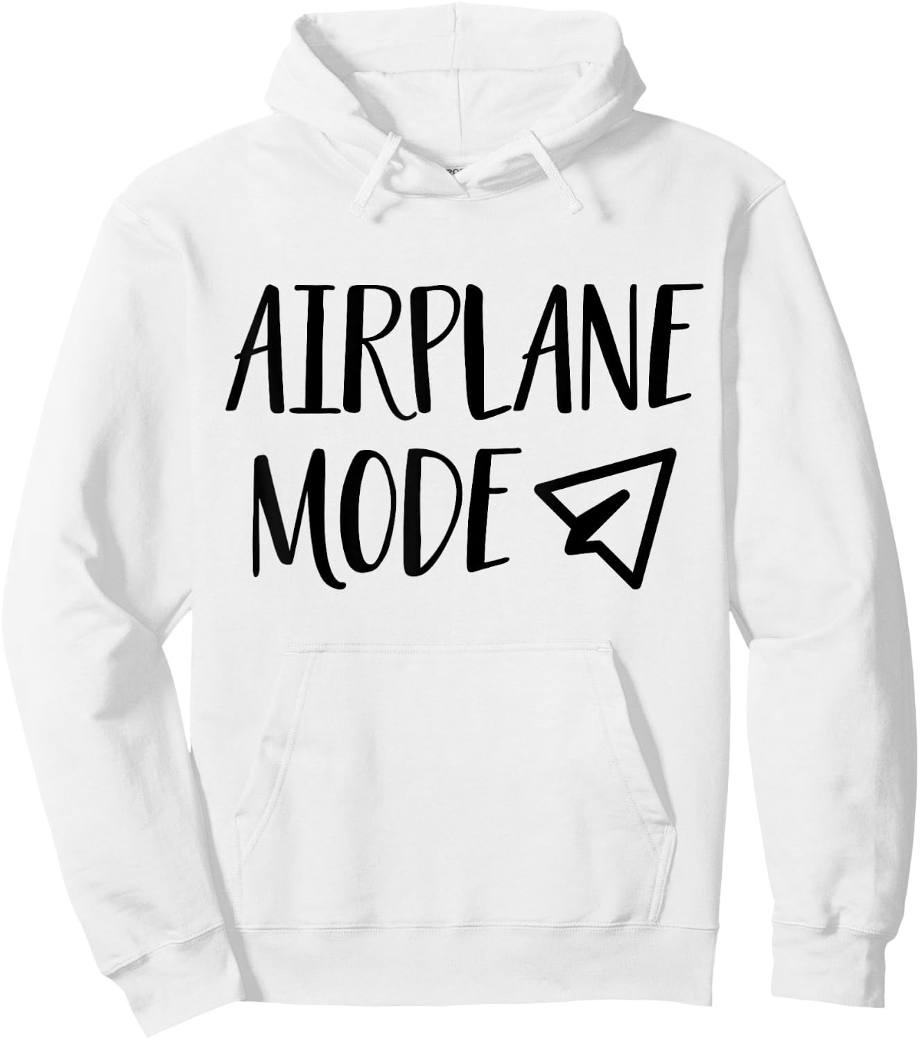 On Vacation Pilot Lazy Airplane Mode Hoodie - Hoodie | White