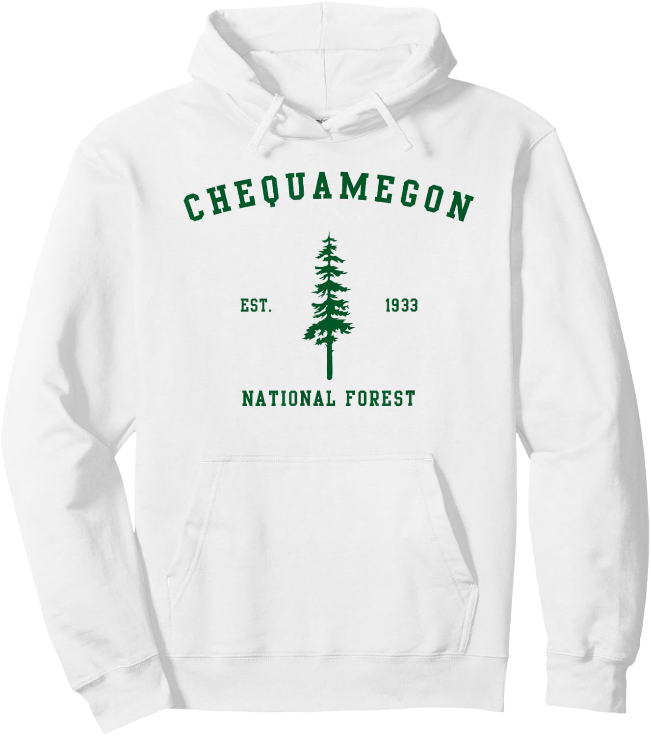 Chequamegon National Forest Explore Wisconsin Hoodie - Hoodie | White
