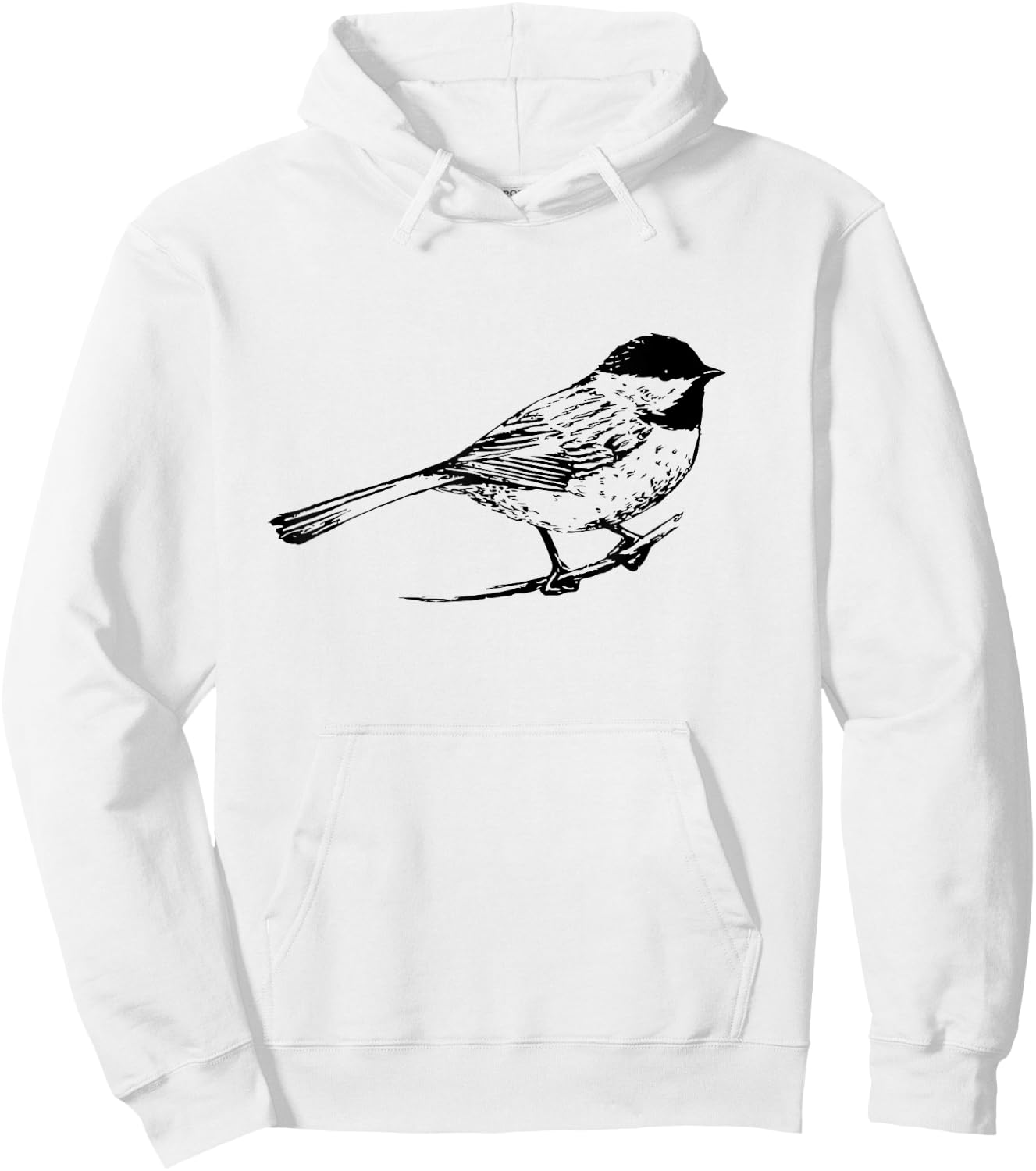 Chickadee Bird Nature Lover Birding Hoodie - Hoodie | White