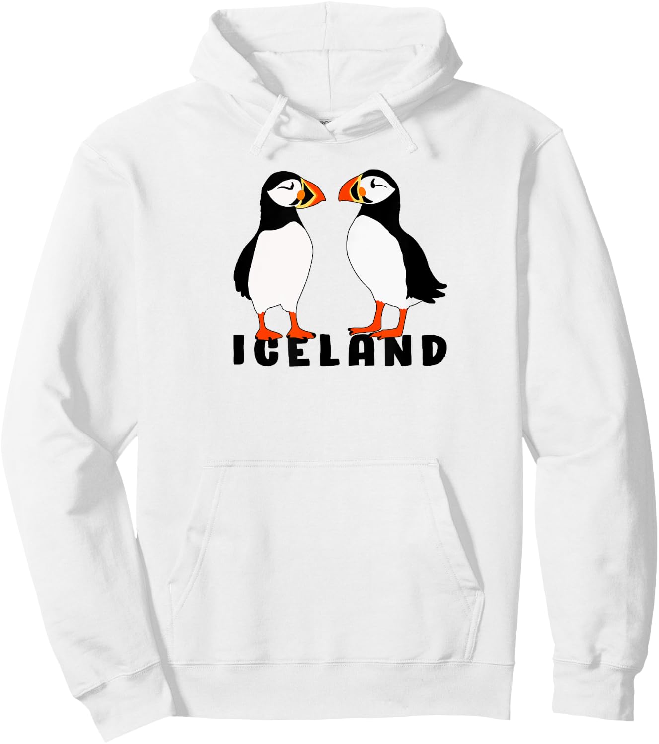 Two Cute puffins from Iceland Hoodie - Hoodie | White