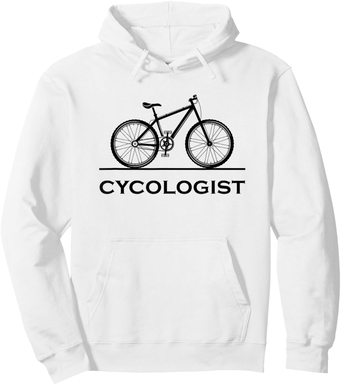 Cycologist Shirt Funny MTB Cycling Gift Bike Cycology Hoodie - Hoodie | White