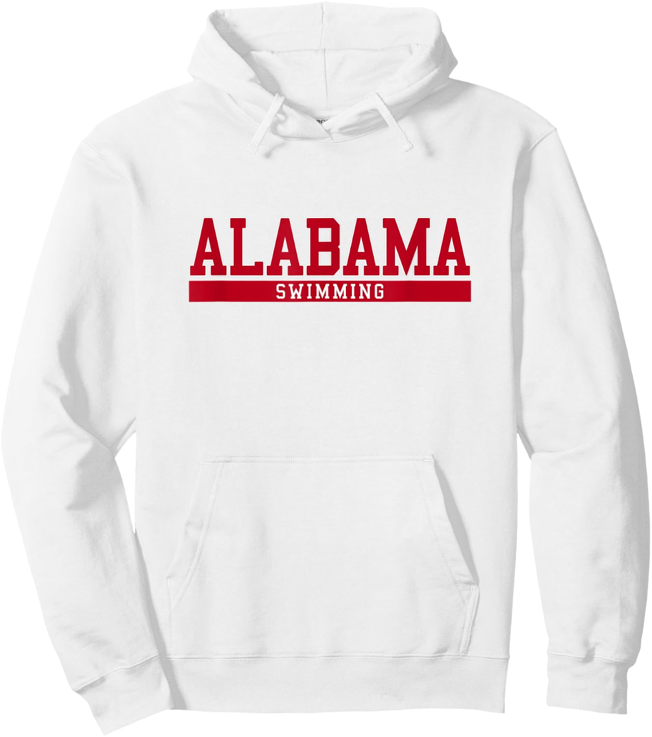 Alabama Swimming Hoodie - Hoodie | White