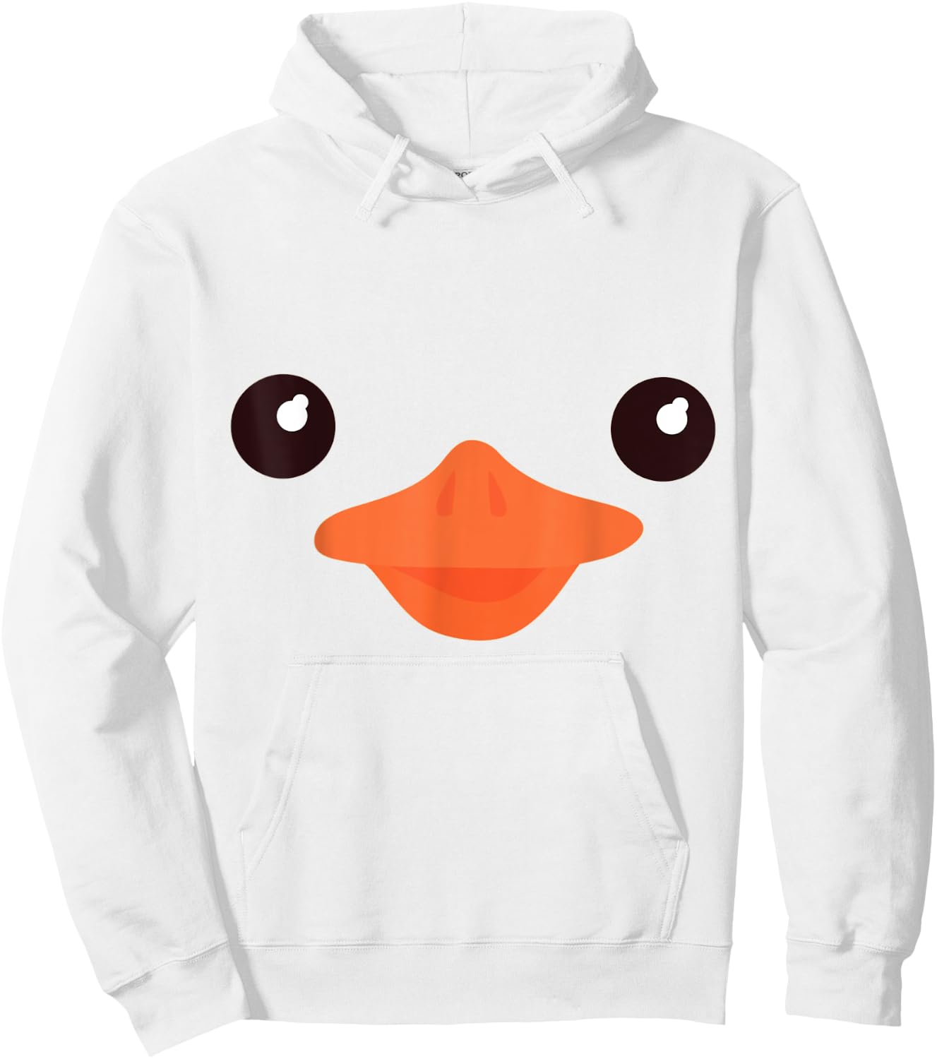 Duck Face Costume Halloween Pretend I'm A Duck Funny Hoodie - Hoodie | White