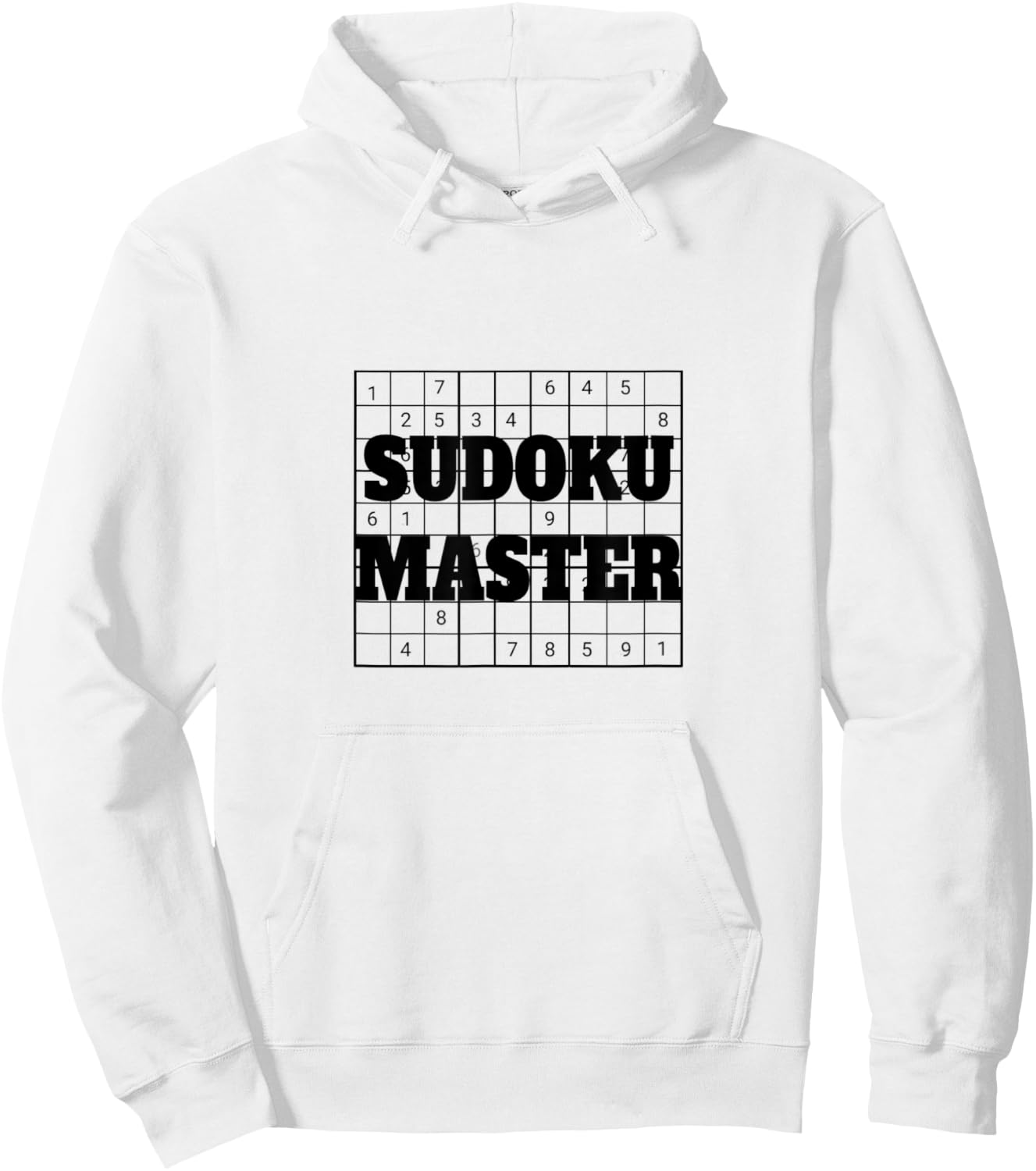 Sudoku Master for Seniors Puzzle Game Professional Player Hoodie - Hoodie | White