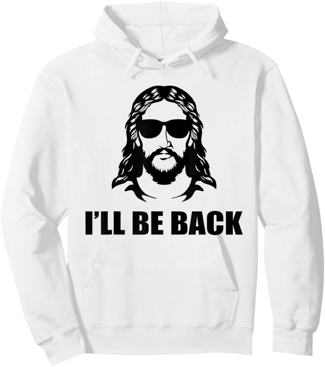 Jesus Christ Design - I´ll Be Back - Jesus Hoodie - Hoodie | White