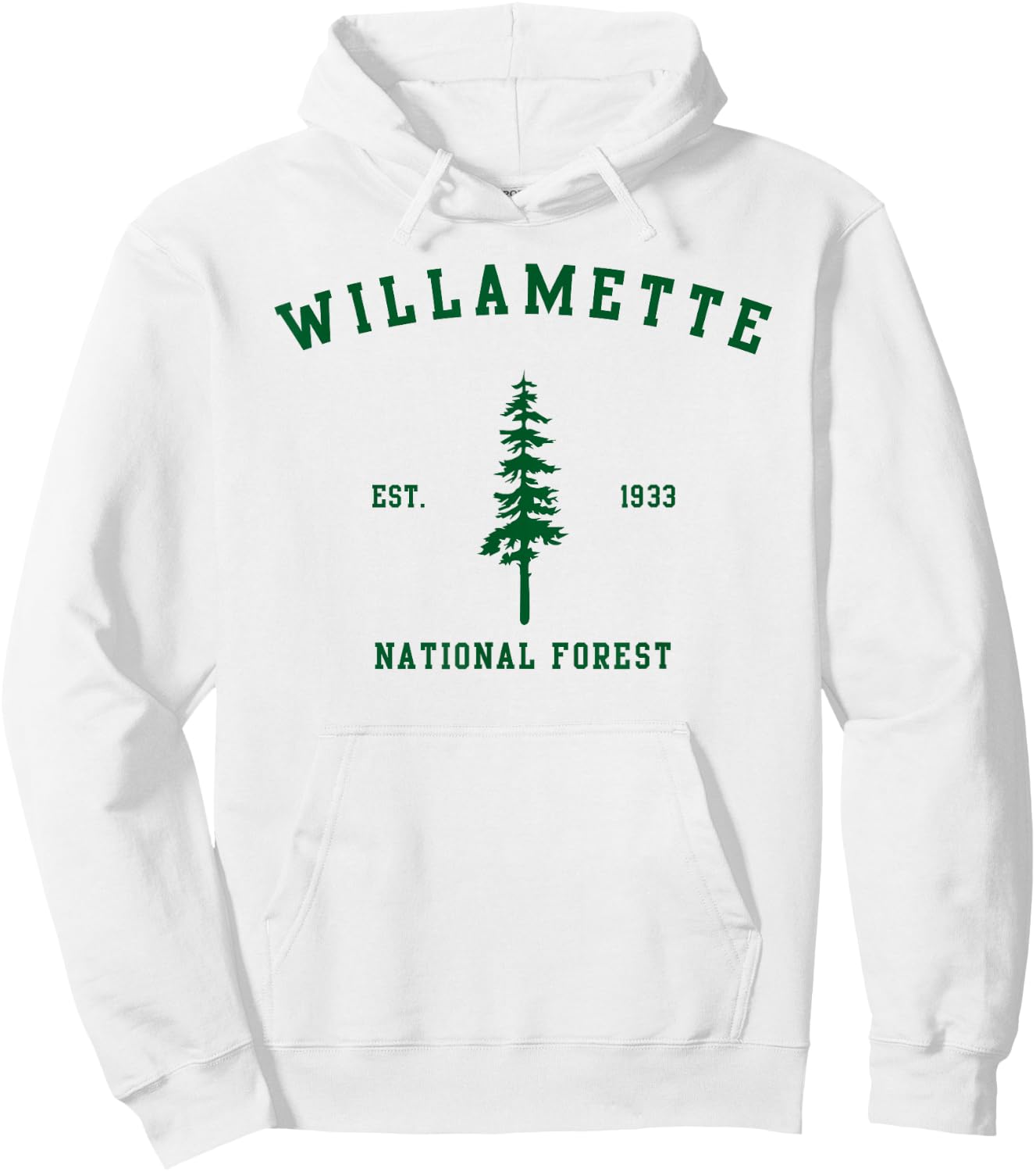 Willamette National Forest Explore Oregon Hoodie - Hoodie | White