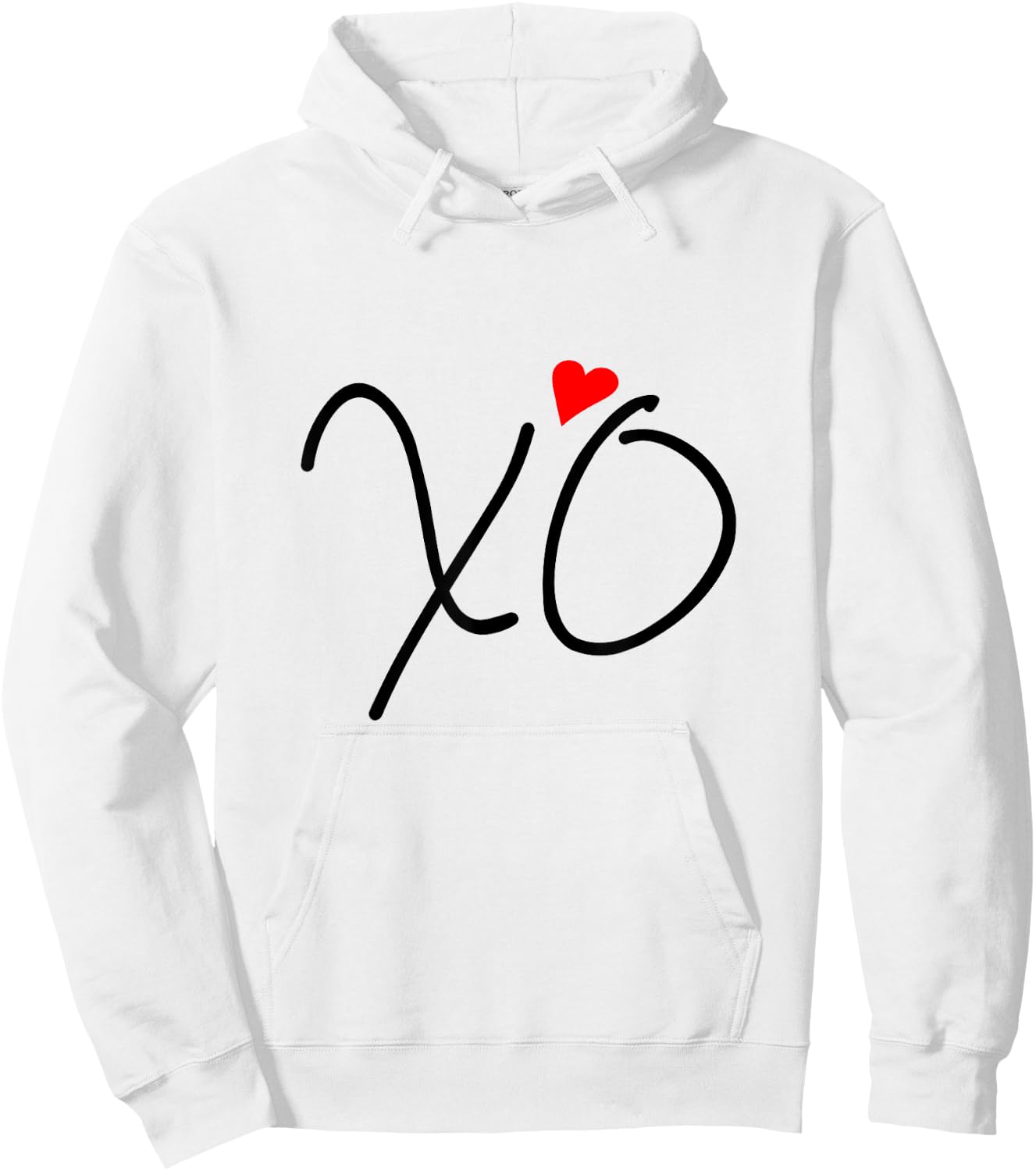 XO XO Kiss Red Heart T Shirt | Cute Kawaii XO Shirt Hoodie - Hoodie | White