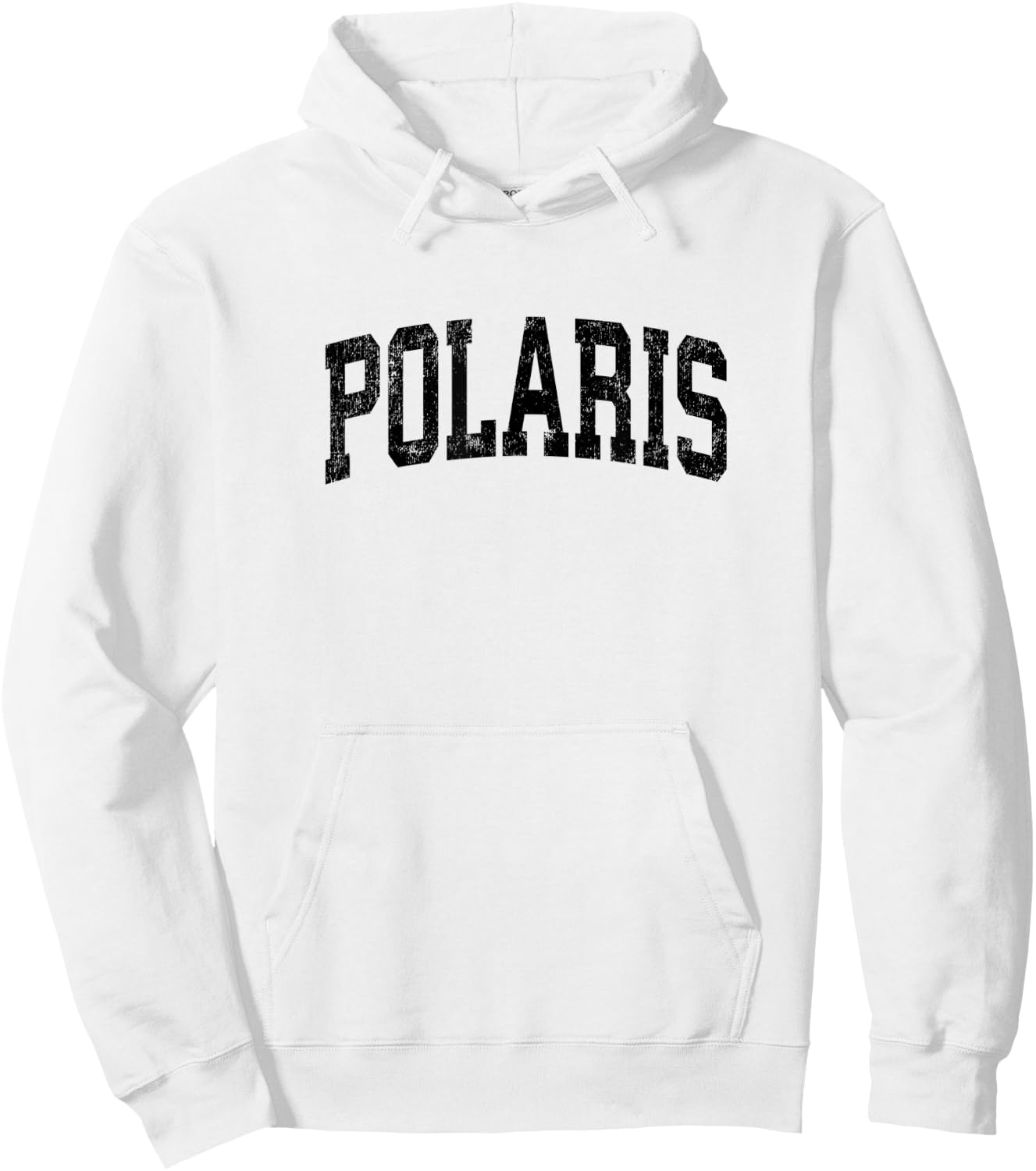 Polaris Montana MT Vintage Athletic Sports Black Design Hoodie - Hoodie | White