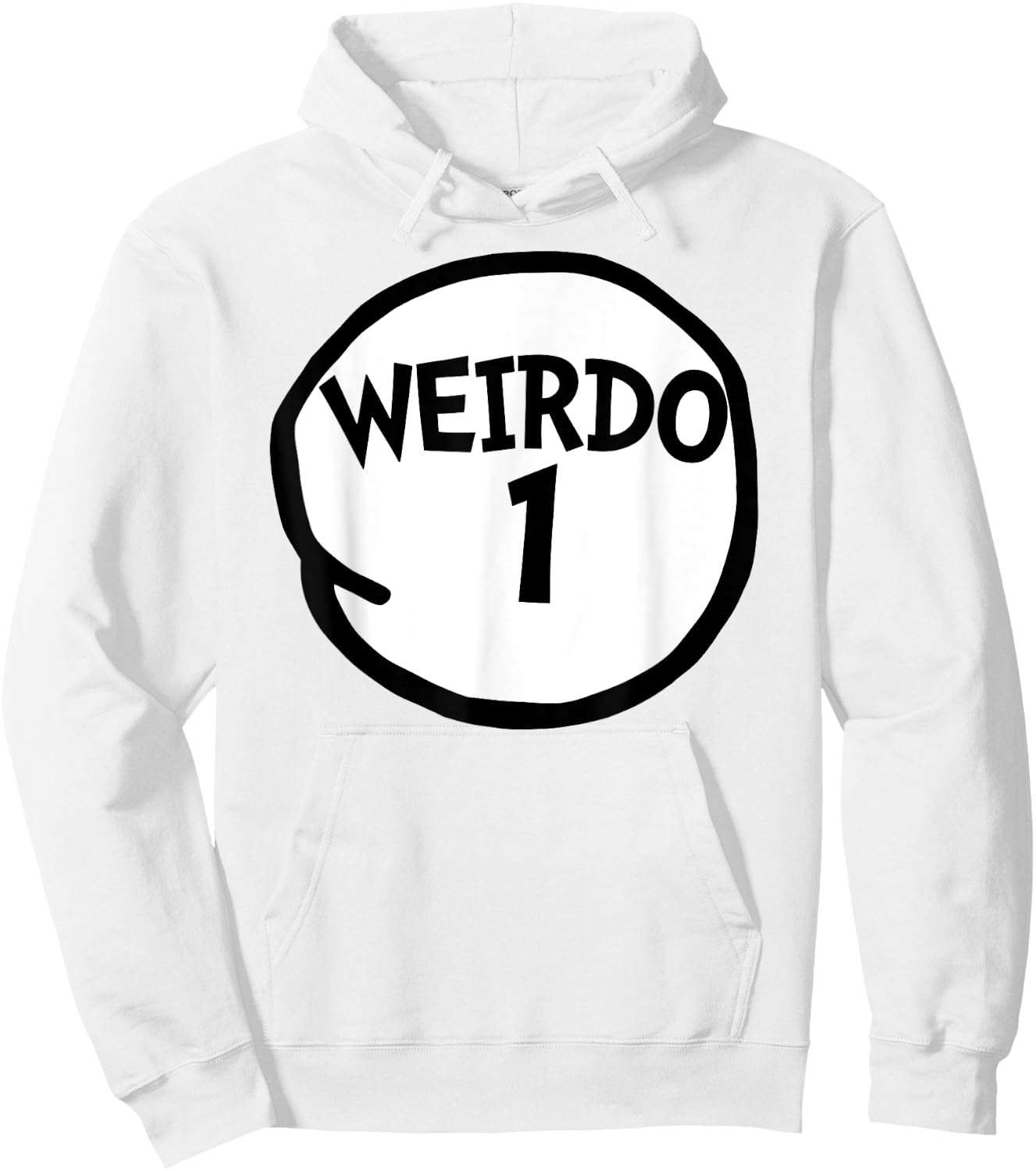 Weirdo 1 Funny Weirdo One Group Hoodie - Hoodie | White