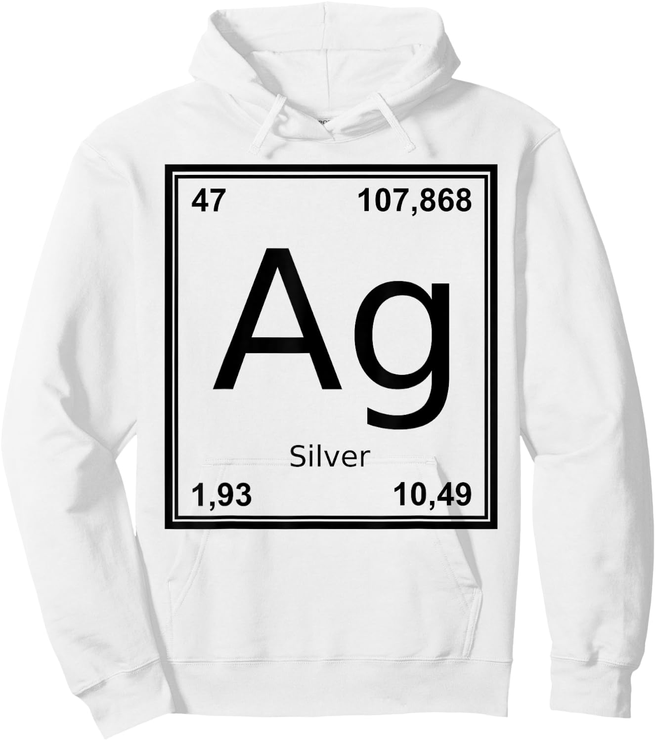 Silver symbol costume Hoodie - Hoodie | White