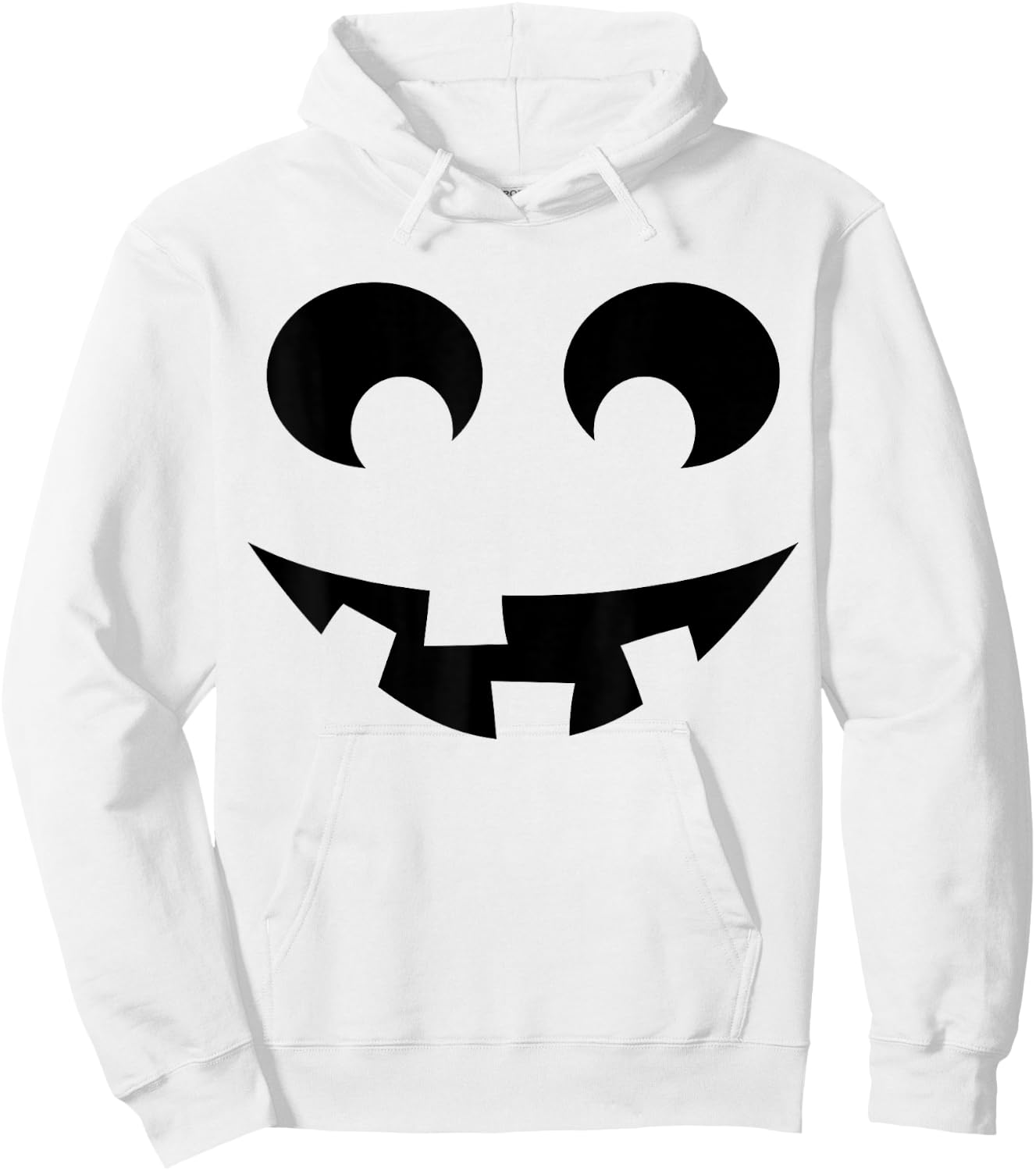 Halloween Ghost Shirt Costume (Ghost Face shirt) Hoodie - Hoodie | White