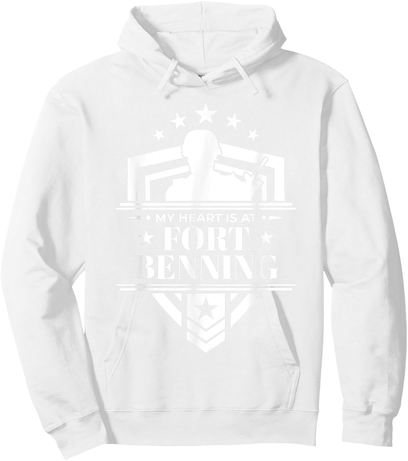Fort Benning Shirt Military Family Hoodie - Hoodie | White